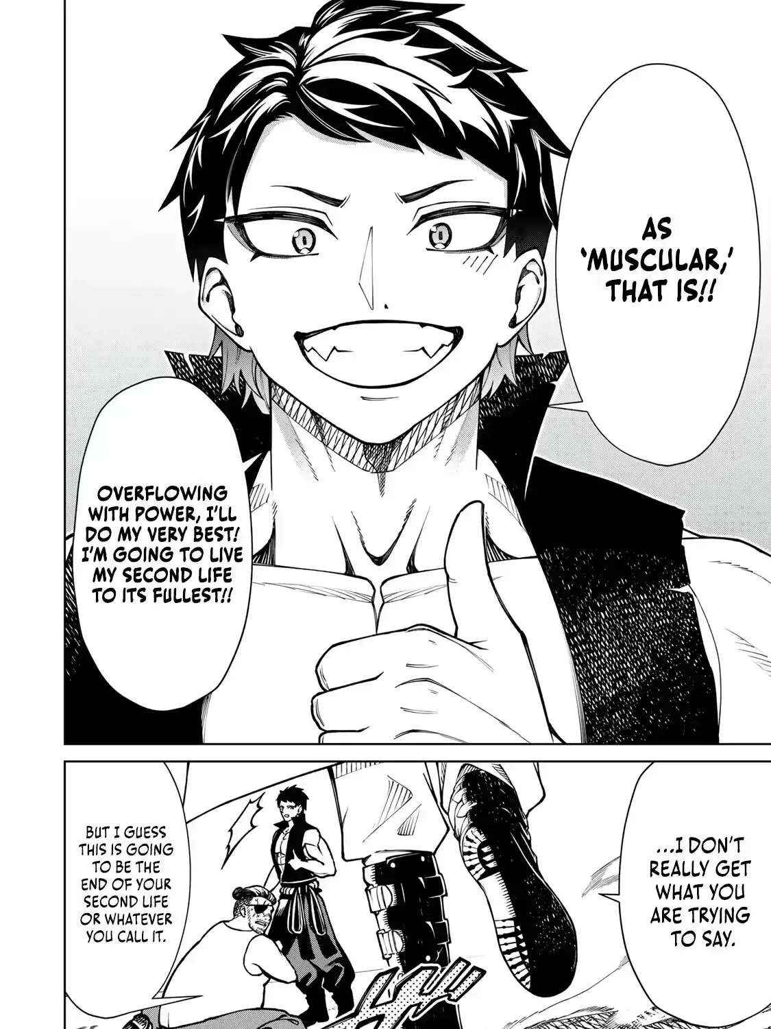 As the Game Progresses, I’m Reincarnated as a Muscle-Brained Character Who Becomes Less and Less Useful, but I Still Decide to Master Physics Chapter 1 - page 44