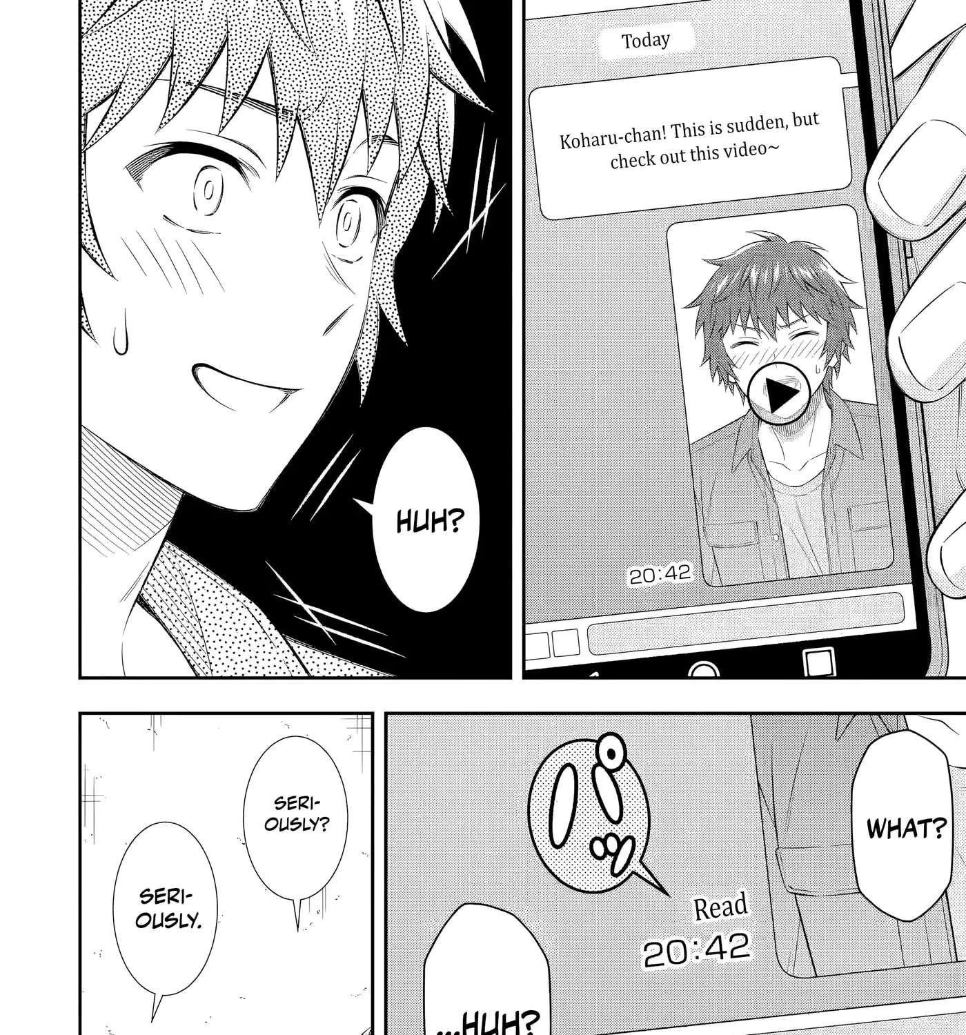 Toumei na Yoru ni Kakeru Kimi to, Me ni Mienai Koi wo Shita. Chapter 7.3 - page 17