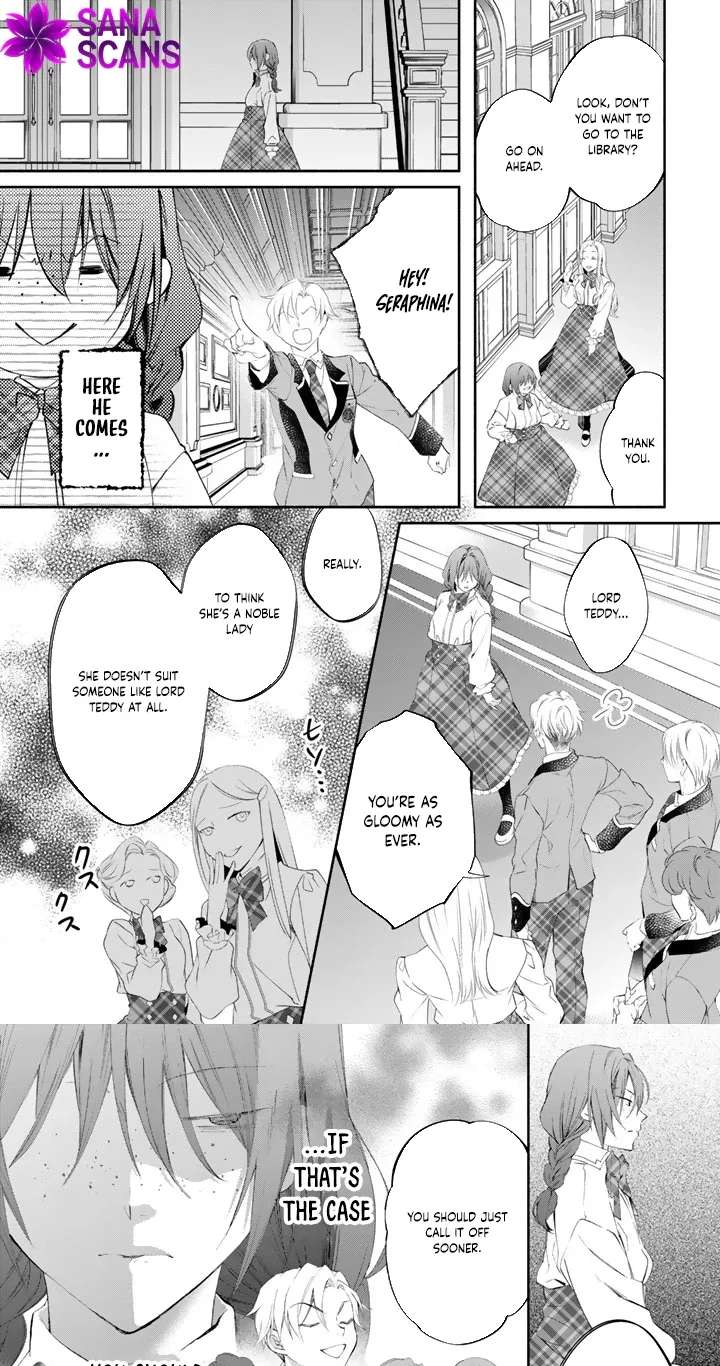 Kon'yakuhakisaretai node Sugao wo Kakushite Zannen Reijou ni Narimasu! E? Haraguro Ouji ni Bareteru toka Kiite nai n dakedo!? Chapter 4 - page 10