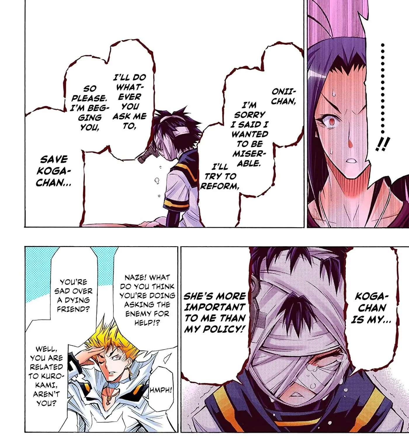 Medaka Box (Official Colored) Chapter 53 - page 35