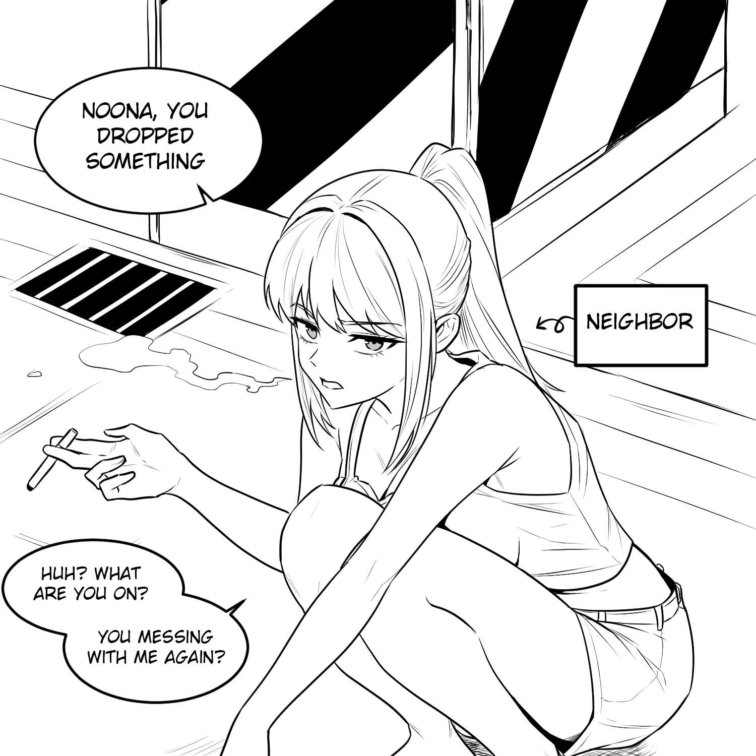 Teasing The Neighbor Noona Chapter 1 - page 1