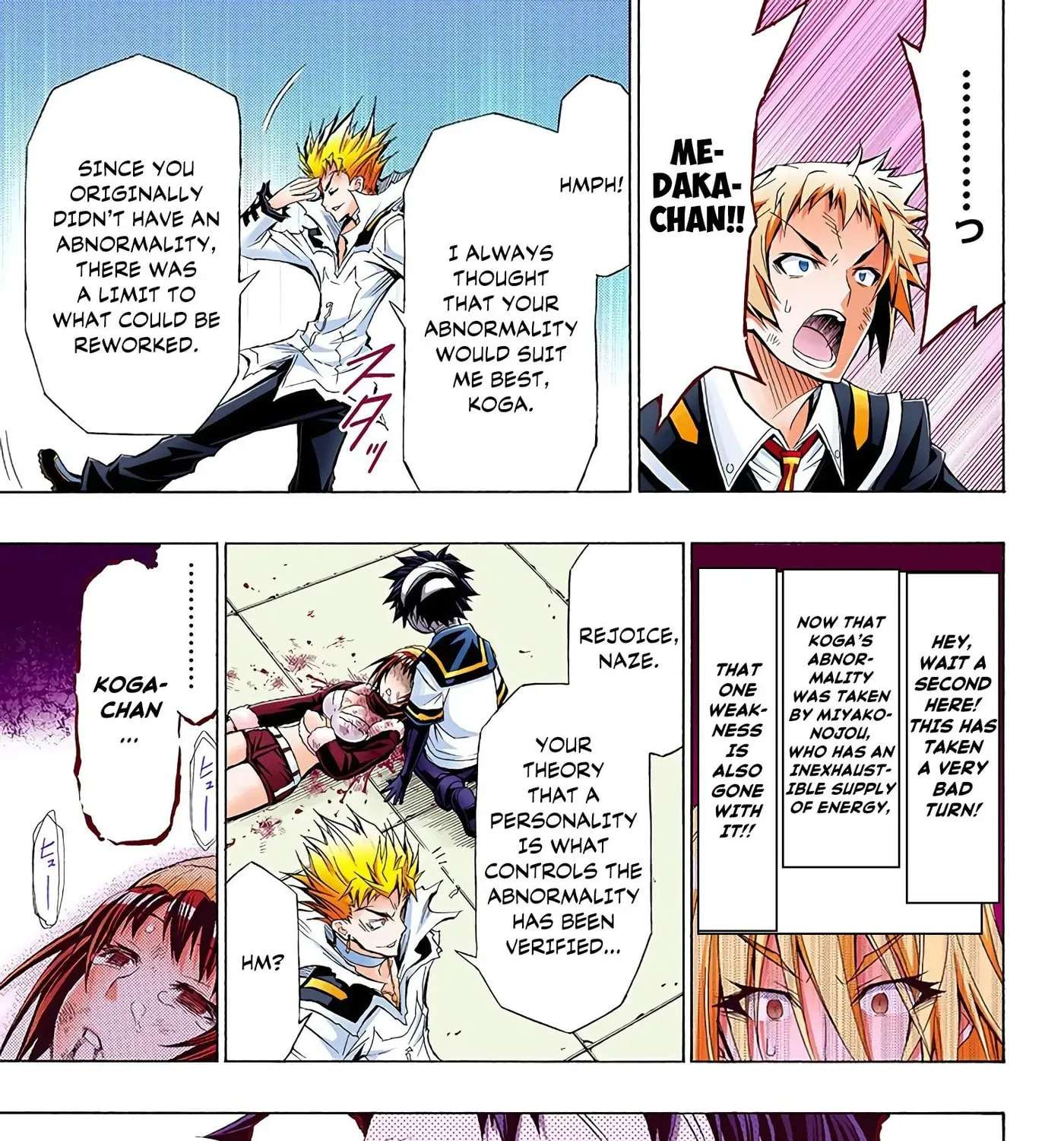 Medaka Box (Official Colored) Chapter 53 - page 33