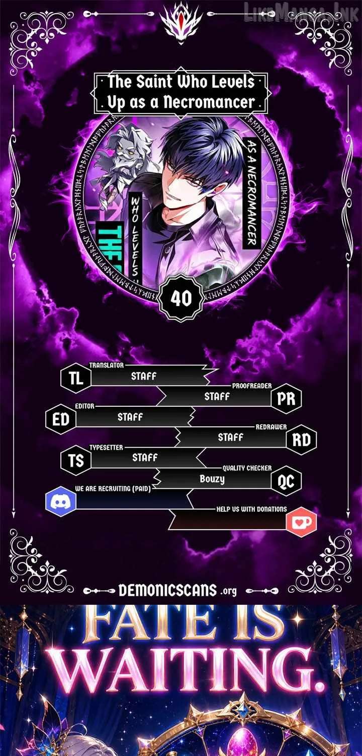 The Saint Who Levels Up as a Necromancer Chapter 40 - page 1