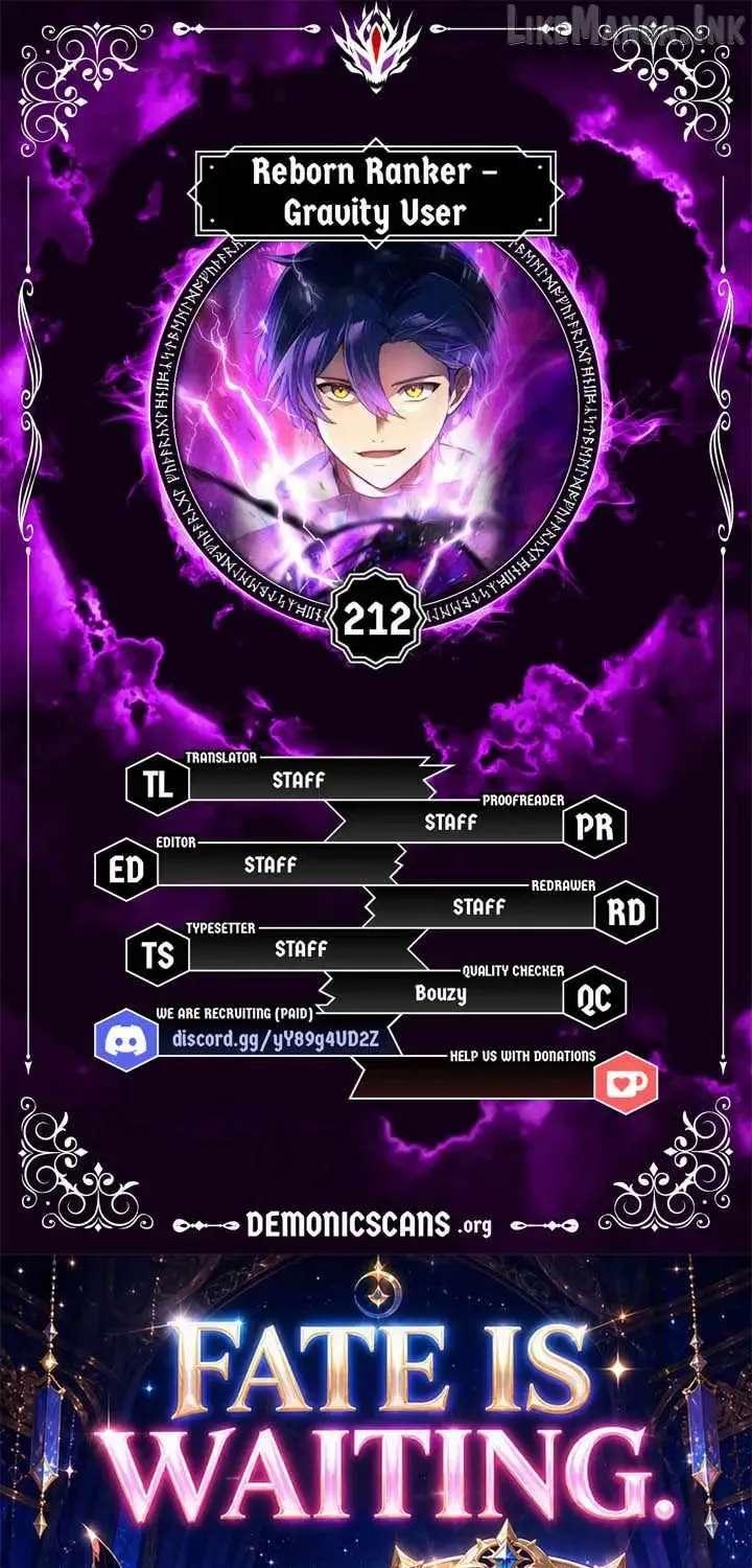 Reborn Ranker – Gravity User Chapter 212 - page 1