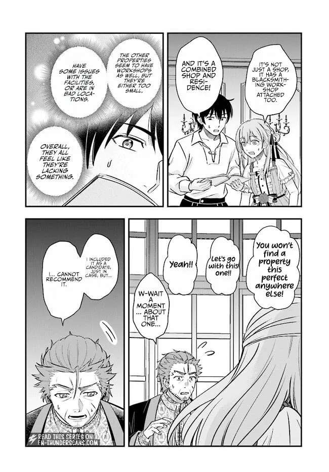 Happy Daily Life of a Court Blacksmith: I Was Banished From a Black Workplace, but I Live a White Life While Being Loved by the Duke's Daughter in a Neighboring Country Chapter 21 - page 24