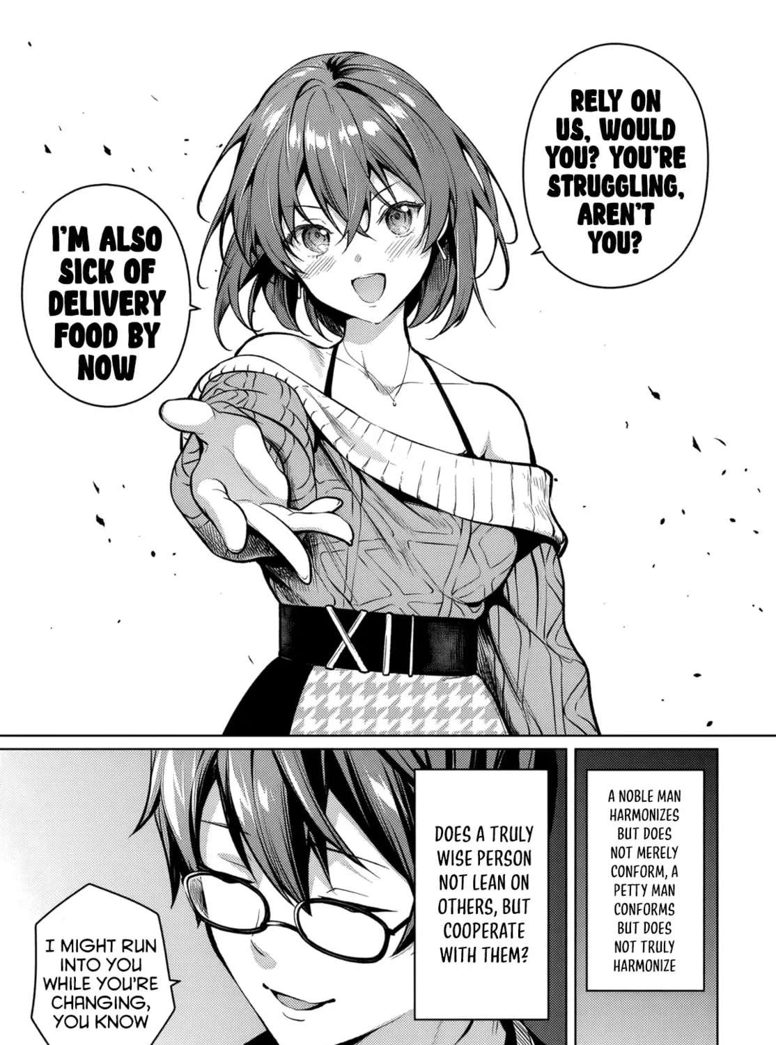 Tier 1 Shimai: Yuumei Yonshimai wa Boku nashi de wa Ikirarenai Chapter 1 - page 72