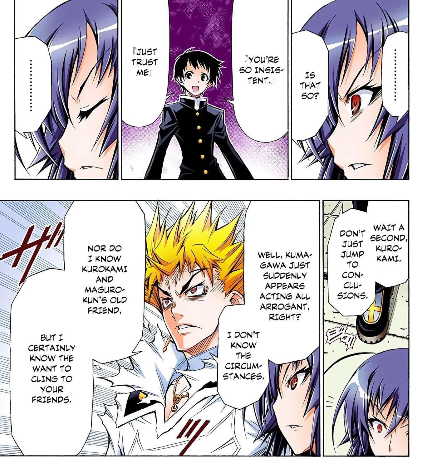 Medaka Box (Official Colored) Chapter 56 - page 34