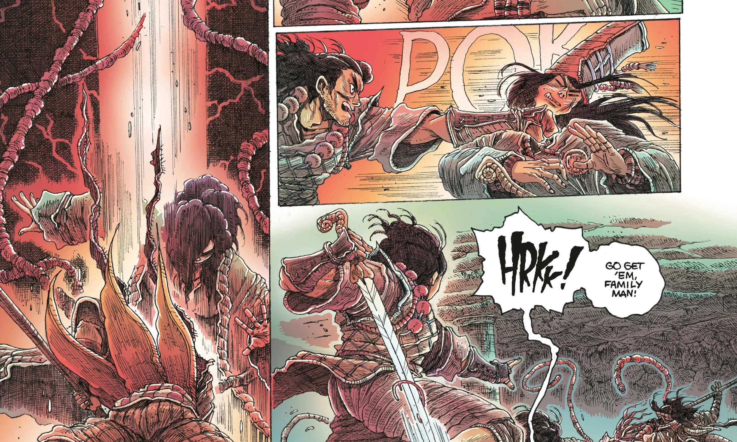 Orphan and the Five Beasts: Bath of Blood Chapter 4 - page 32