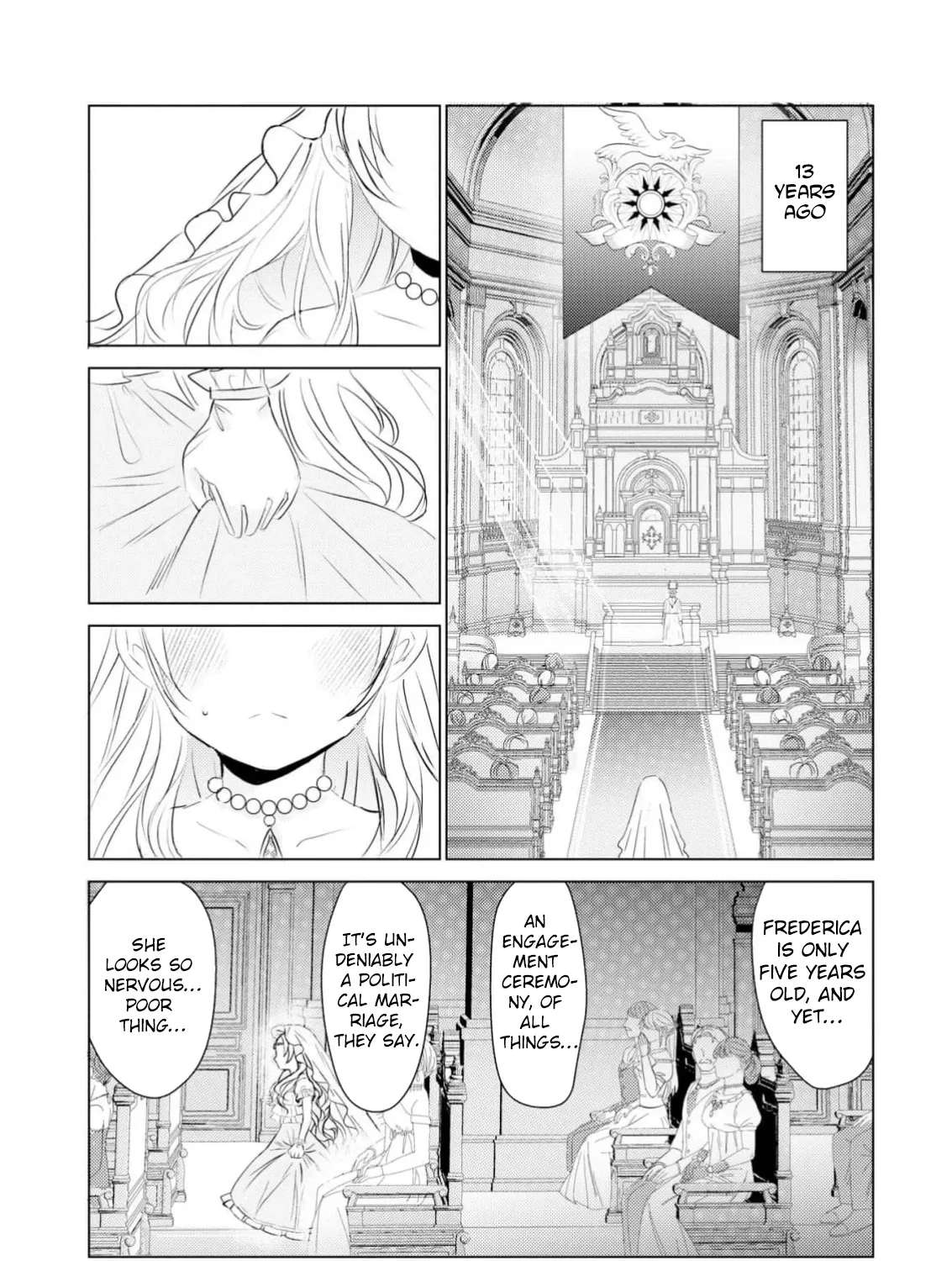 Konyaku 13-nenme desu ga, Imadani Aisareteimasen: Aisaretai Oujo to Aisanai you ni Hisshi na Jiki Koushaku Chapter 1 - page 7