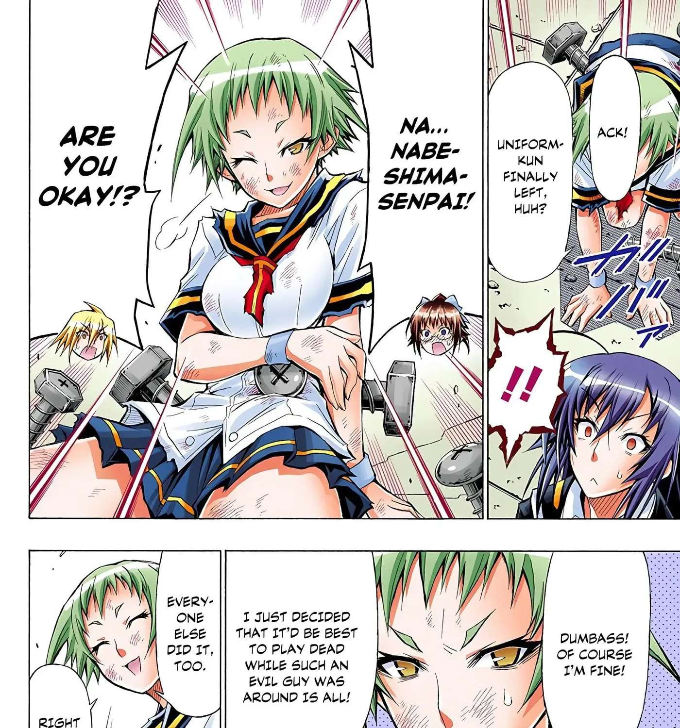 Medaka Box (Official Colored) Chapter 56 - page 38