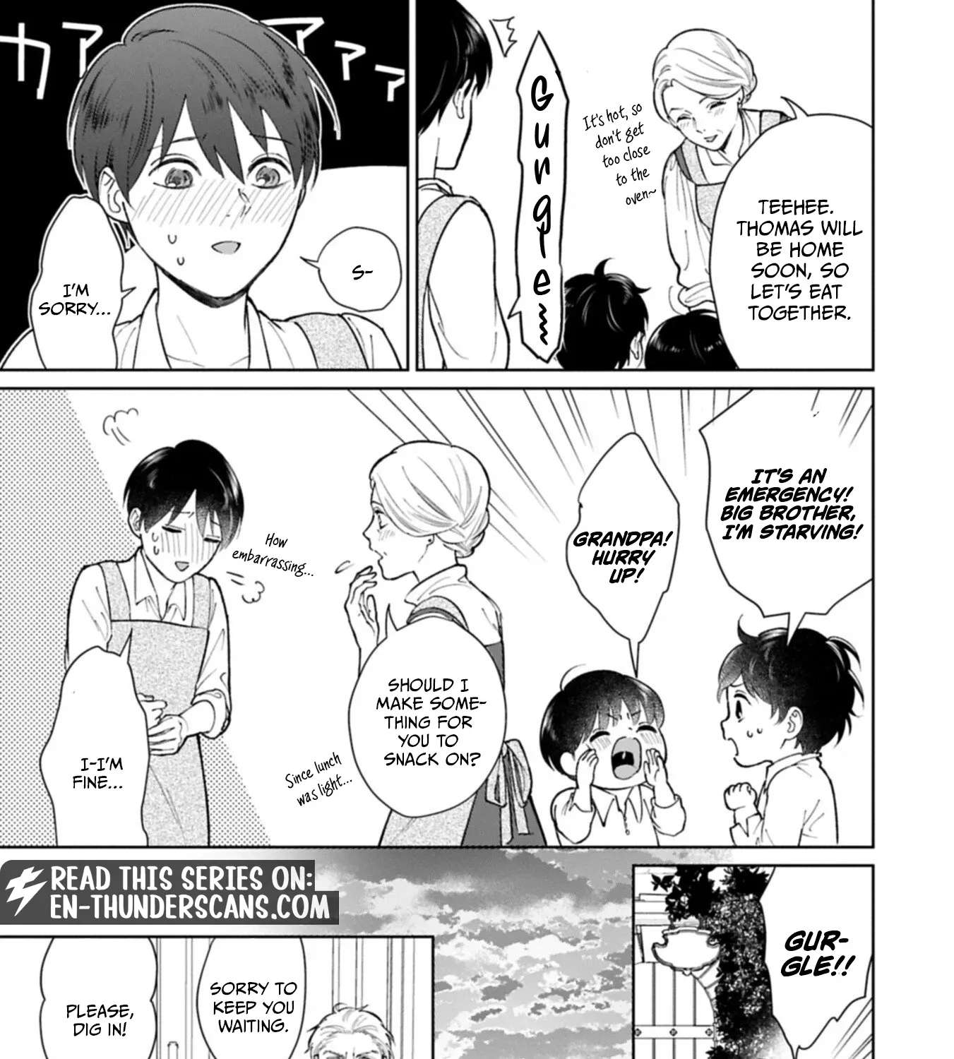 Ashita mo Ii Hi de Arimasu You ni.: Isekai de Atarashii Kazoku ga Dekimashita: San Kyoudai no Hokkori Gohan Nikki Chapter 5 - page 19