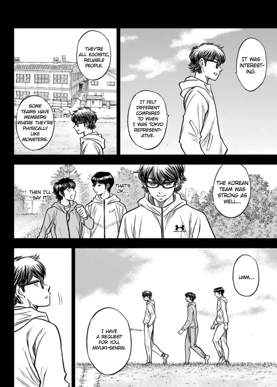 Diamond no Ace Act II Chapter 308.5 - page 3