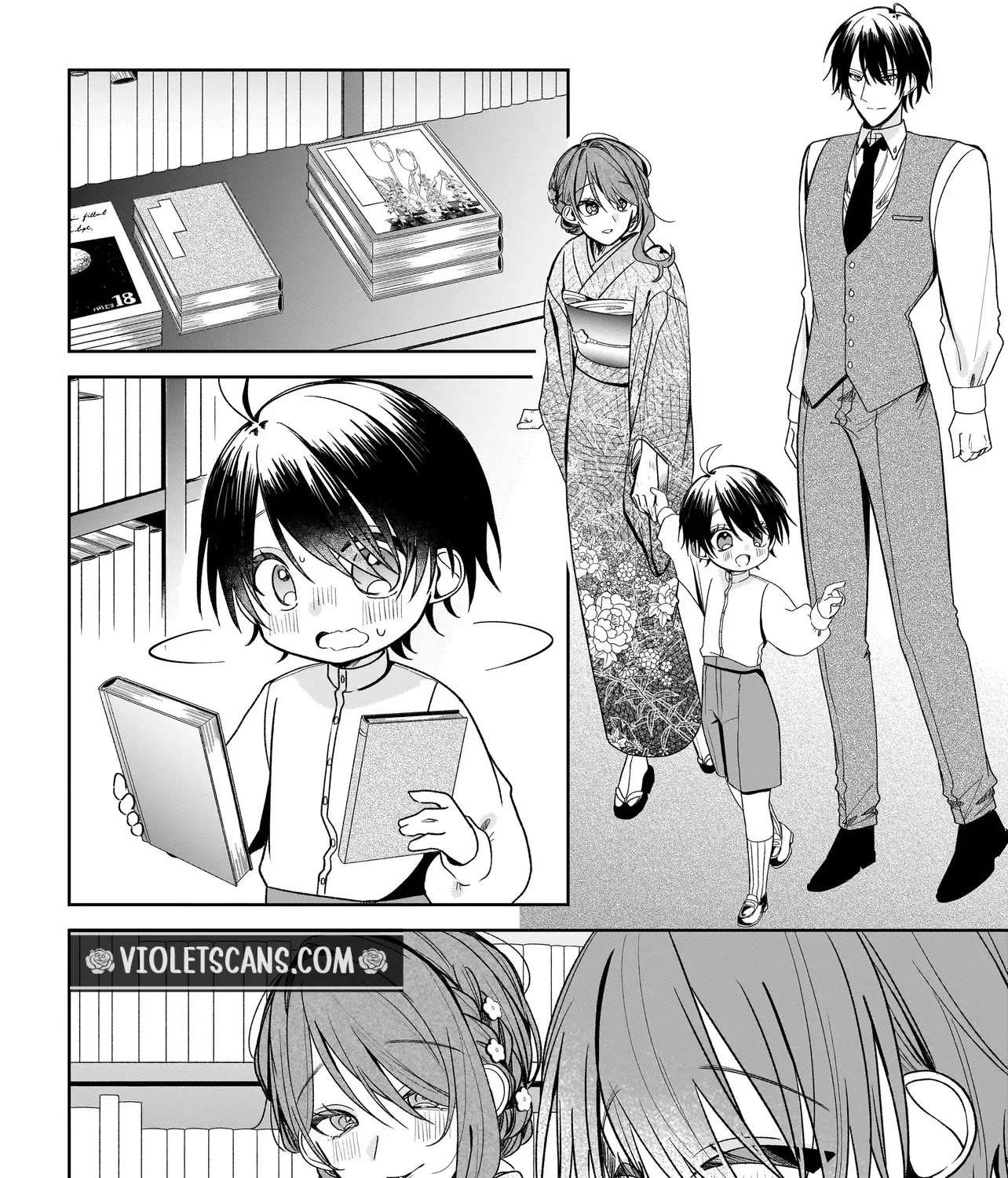 Unmei no Ban to Kekkonshitara, Tenshi Musuko no Keibo ni Narimashita Chapter 4 - page 55
