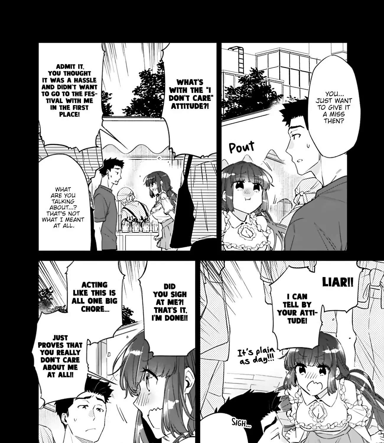 Osananajimi Kanojo no Morahara ga Hidoin de Zetsuen Sengen Shiteyatta: Jibunrashiku Ikiru koto ni shitara, Nazeka Tonari no Seki no Kakure Bishoujo kara Kokuhaku Sareta Chapter 54.3 - page 7