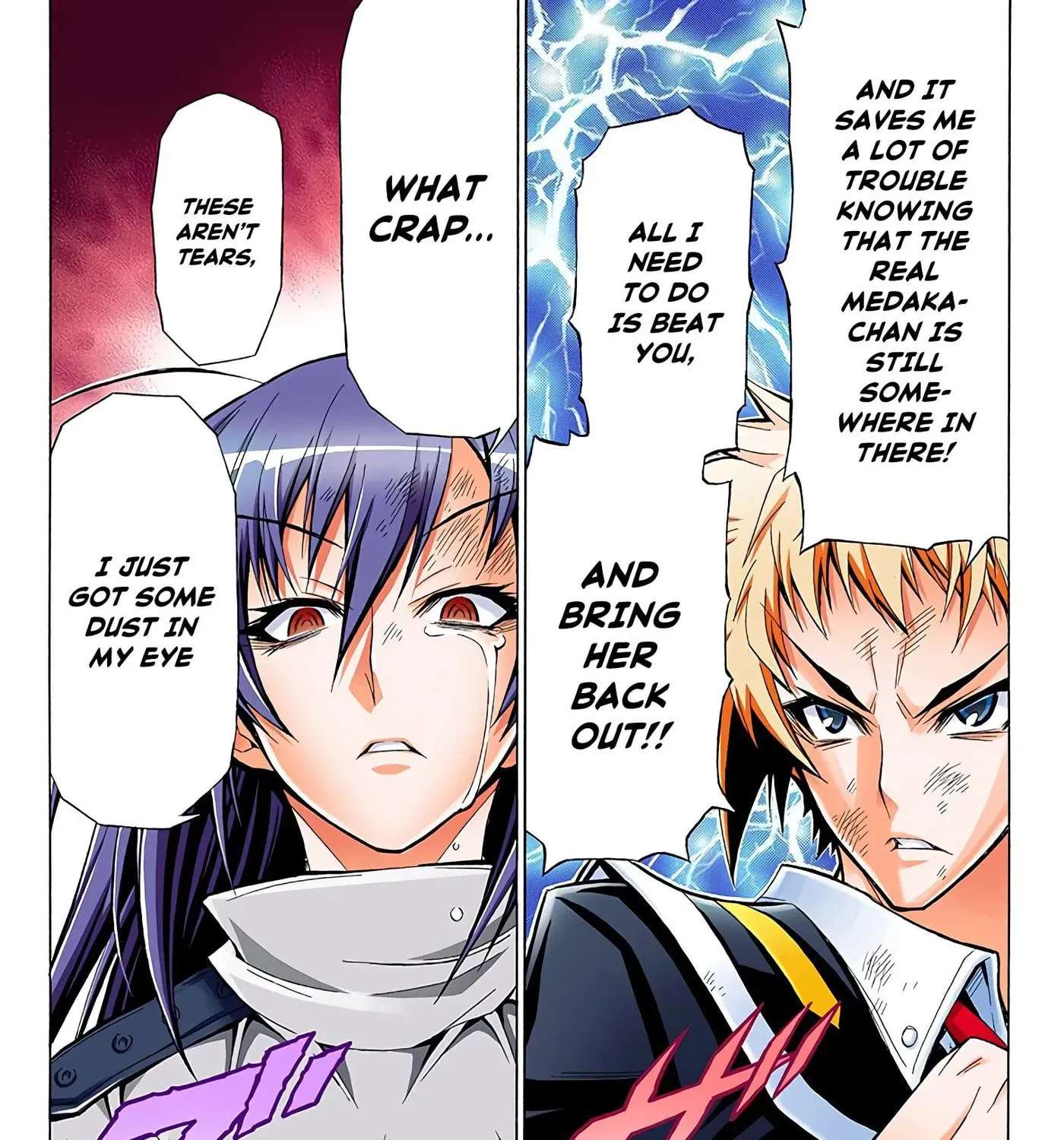 Medaka Box (Official Colored) Chapter 50 - page 34