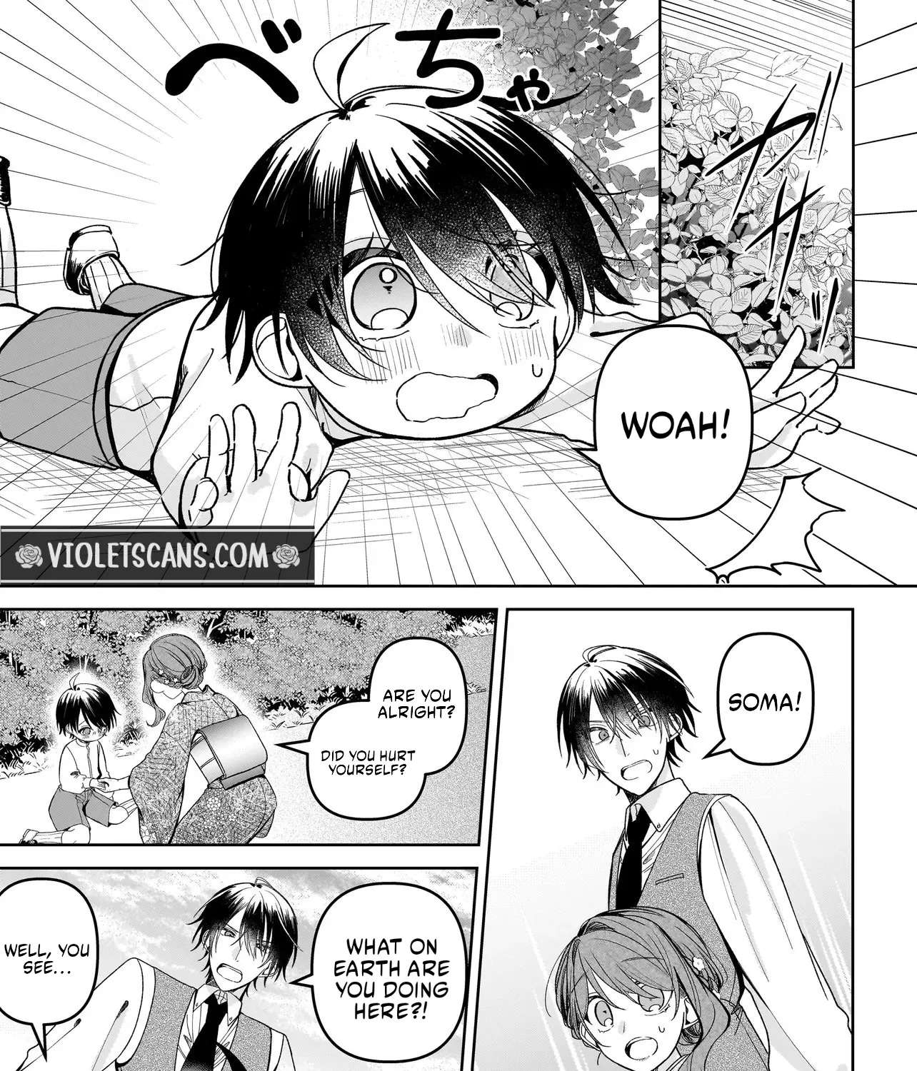 Unmei no Ban to Kekkonshitara, Tenshi Musuko no Keibo ni Narimashita Chapter 4 - page 49
