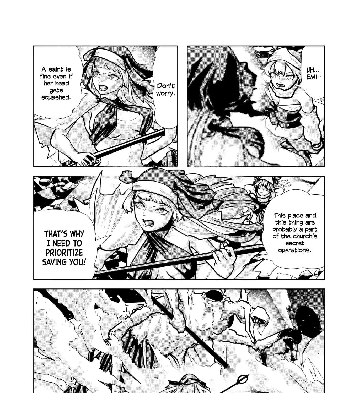 Akuyaku Kizoku ga Hirakinaotte Hametsu Flag o "Jitsuryoku" de Tatakiotteitara, Itsunomanika Heroine-tachi kara Eiyuushi Sareru you ni natta Ken Chapter 7.1 - page 38