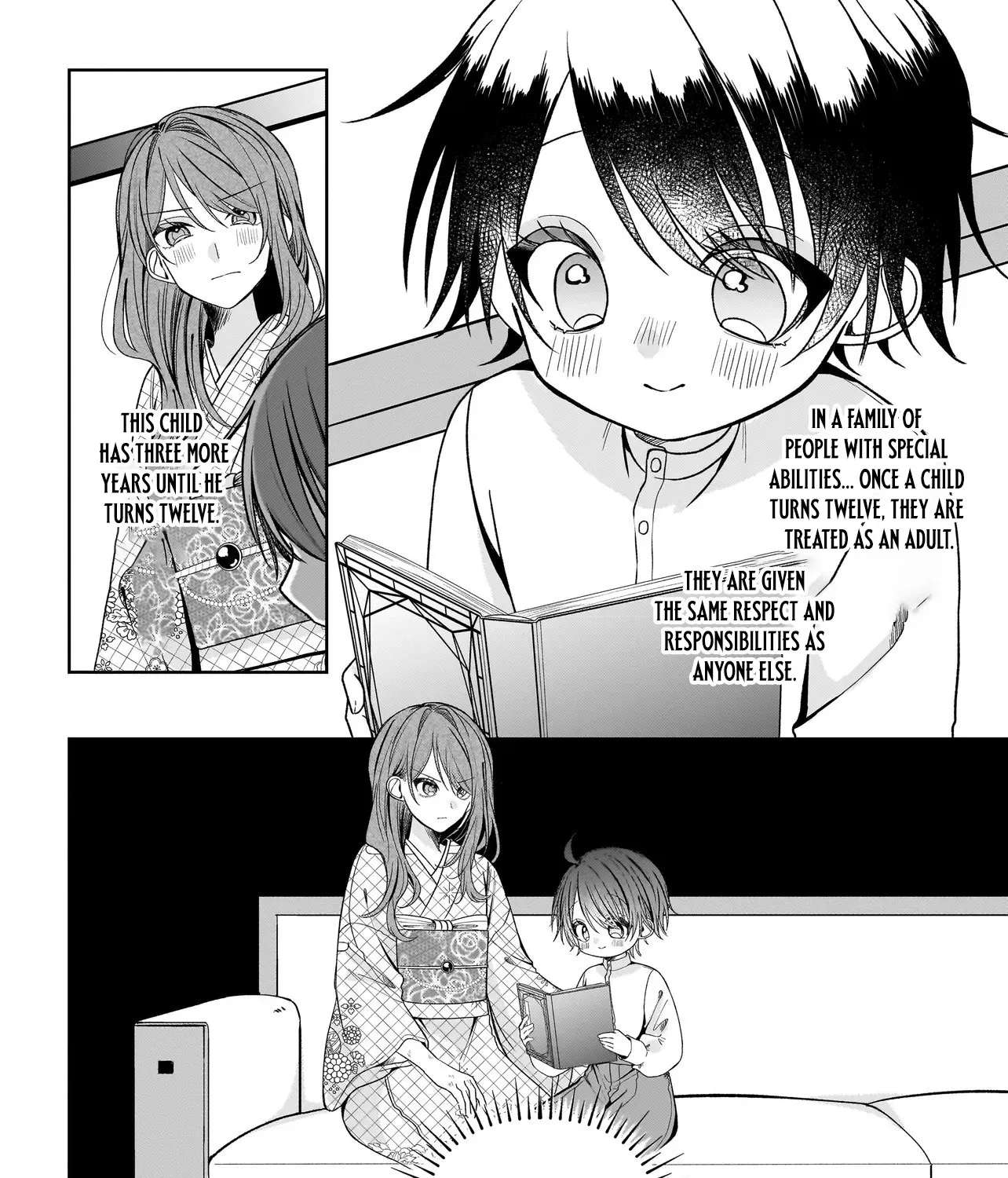 Unmei no Ban to Kekkonshitara, Tenshi Musuko no Keibo ni Narimashita Chapter 3.1 - page 35