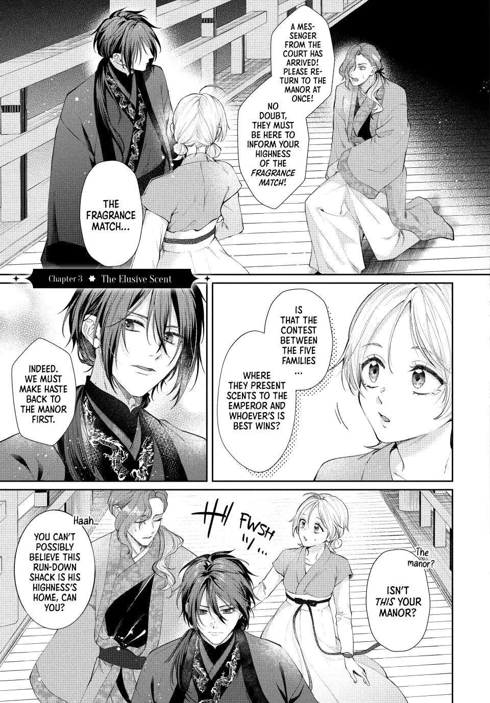 An Oppressed Perfumer and an Unfortunate Prince Aim for World Rule Chapter 3 - page 1