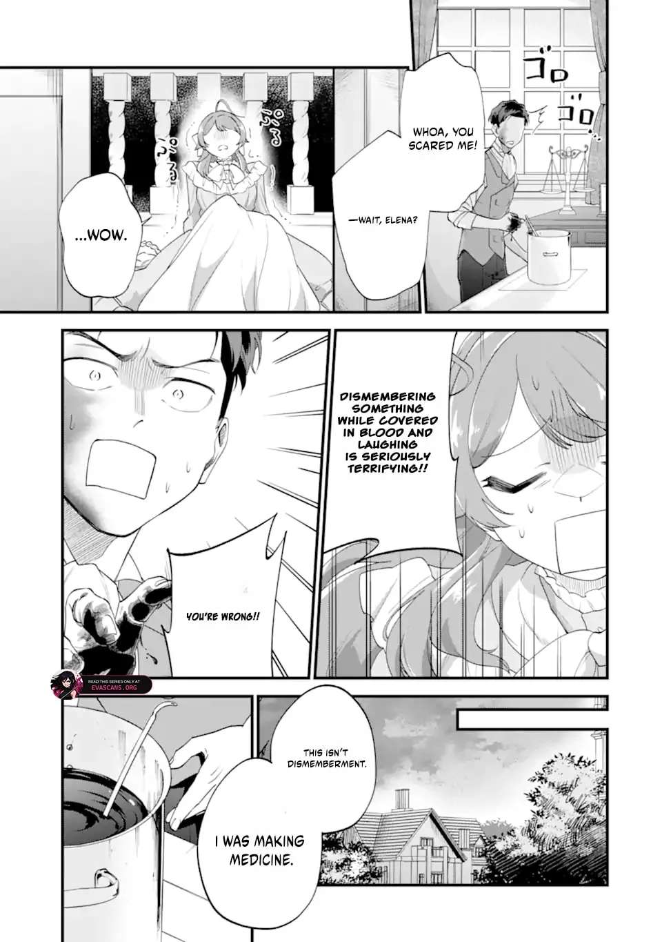The Poor Noble Lady Wants to Marry the Cursed Earl Chapter 8.1 - page 6