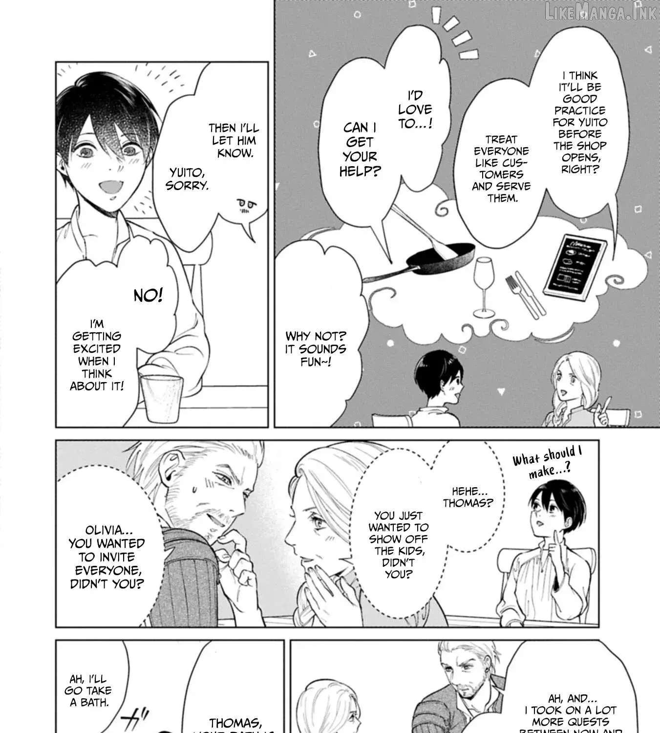 Ashita mo Ii Hi de Arimasu You ni.: Isekai de Atarashii Kazoku ga Dekimashita: San Kyoudai no Hokkori Gohan Nikki Chapter 4 - page 30