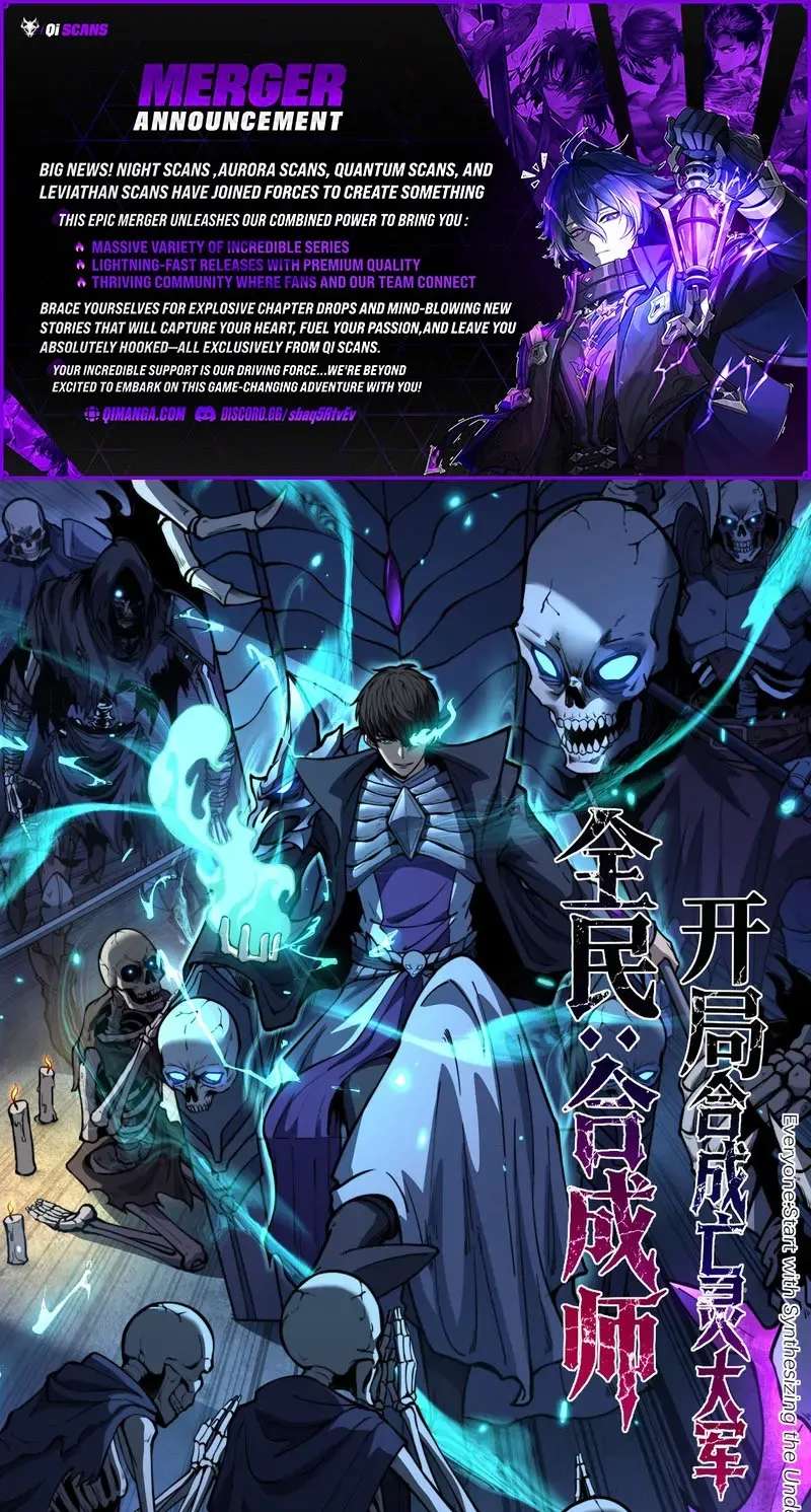 Global Awakening: The Synthesis Master Starts with an Undead Army Chapter 16 - page 1