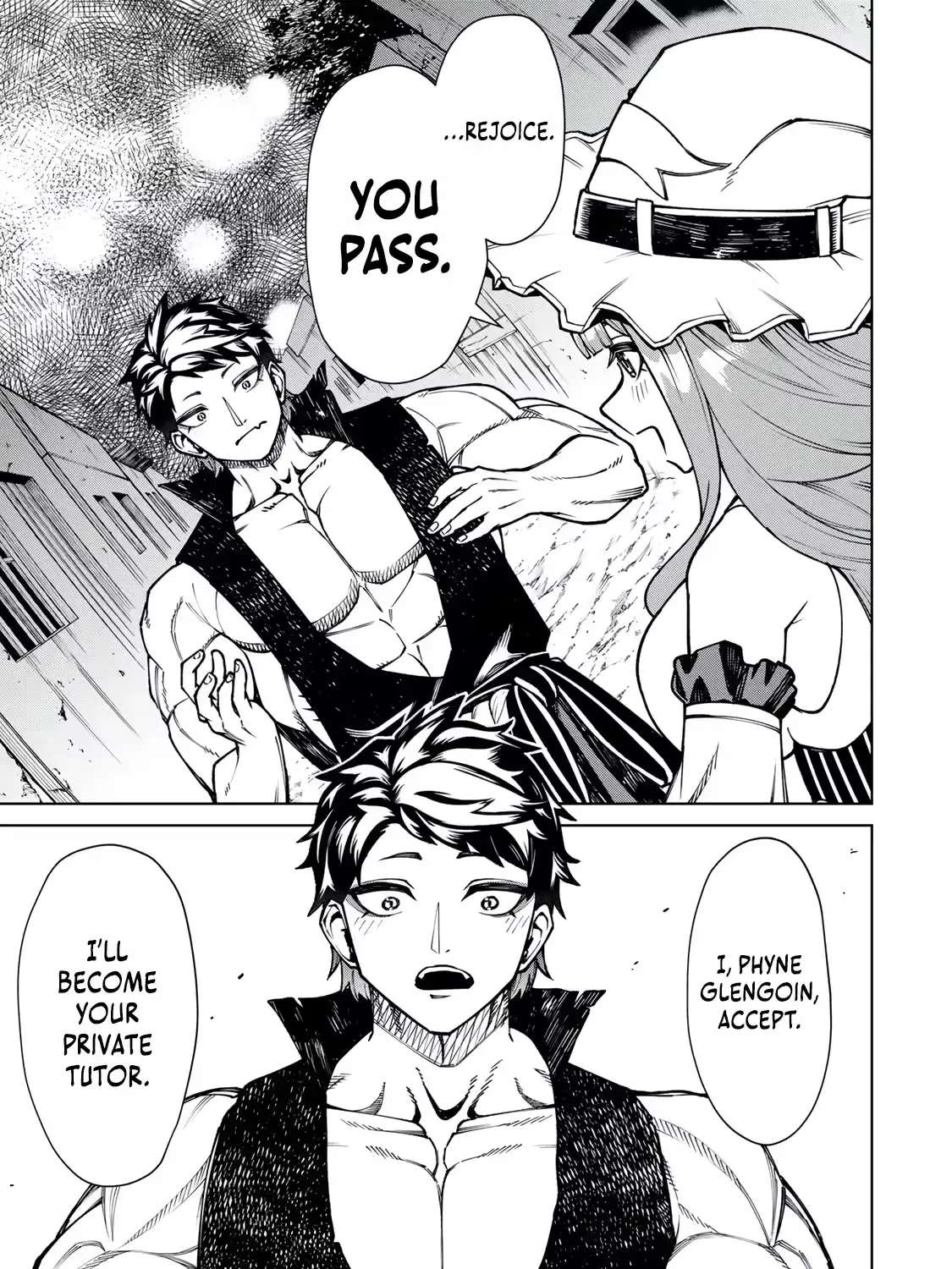 As the Game Progresses, I’m Reincarnated as a Muscle-Brained Character Who Becomes Less and Less Useful, but I Still Decide to Master Physics Chapter 2 - page 35