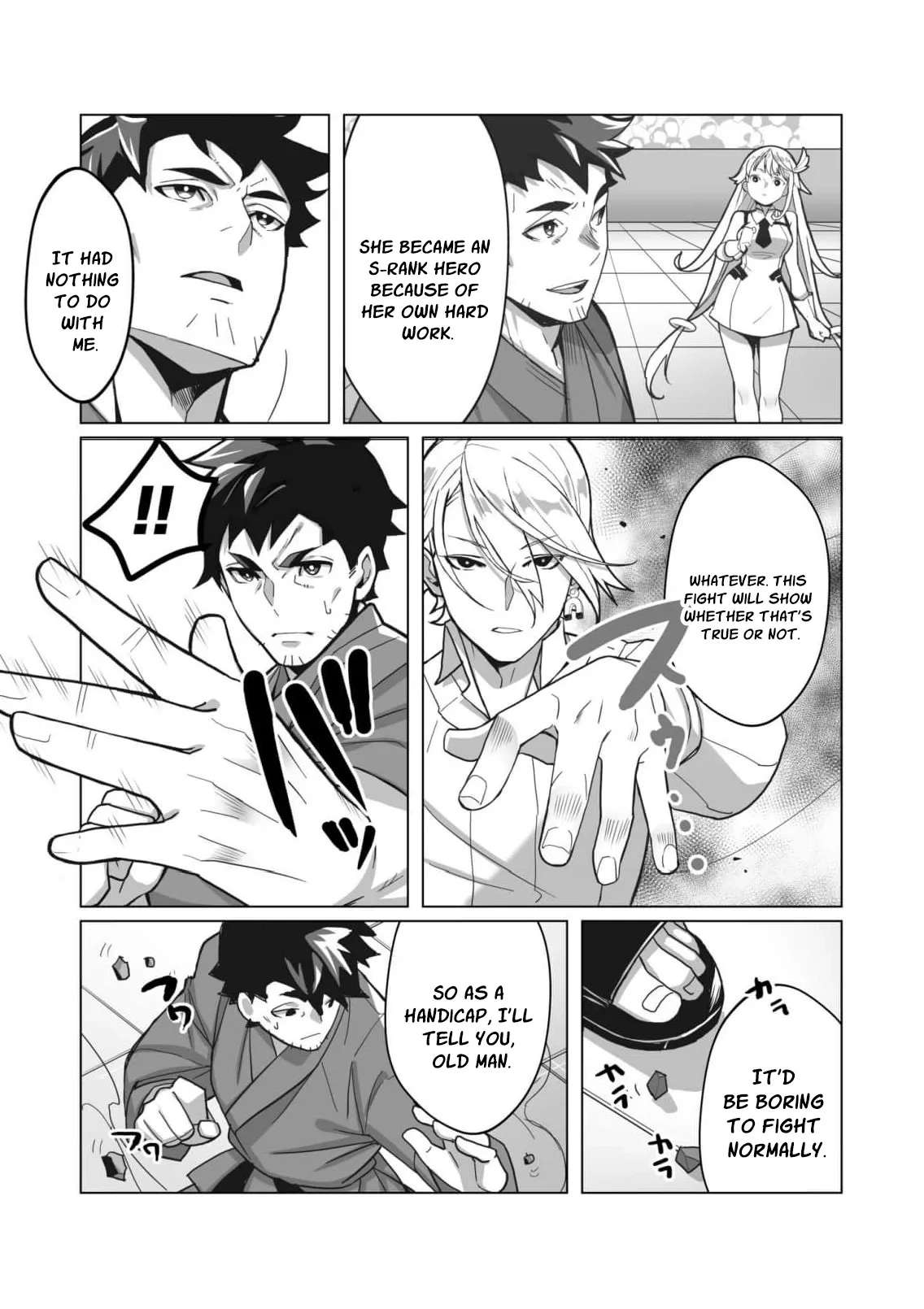 The Shadow Hero, an Old Man: In a World Where Superpowers Are Everything, a Powerless Old Man Is Doted On by His Beloved Disciple and Becomes a Hero from the Shadows Chapter 2 - page 44