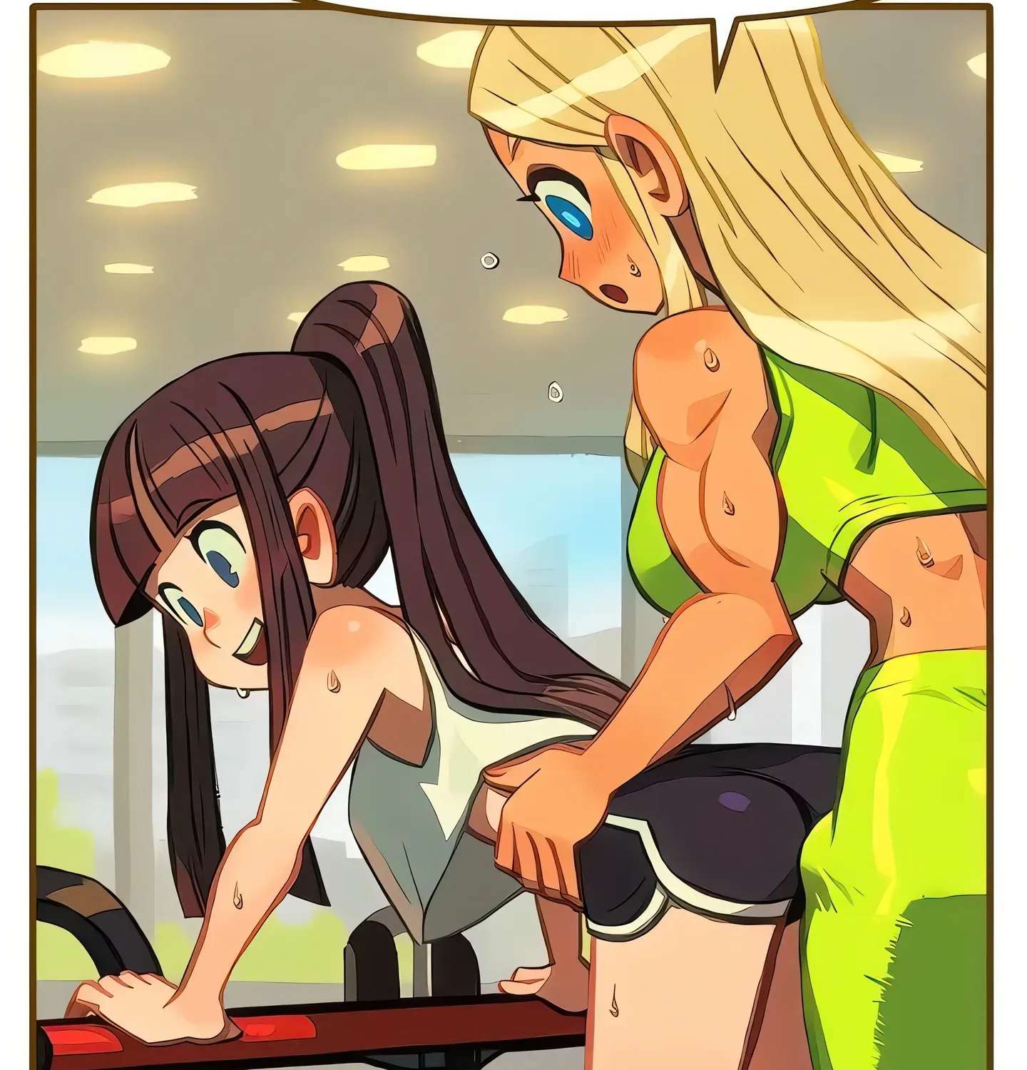 Her Secret Bulge: Protein Made Me Futa! Chapter 1 - page 17