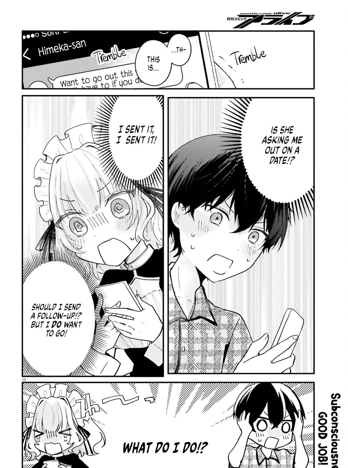 My maid looks like the girl I like in my class Chapter 5 - page 24