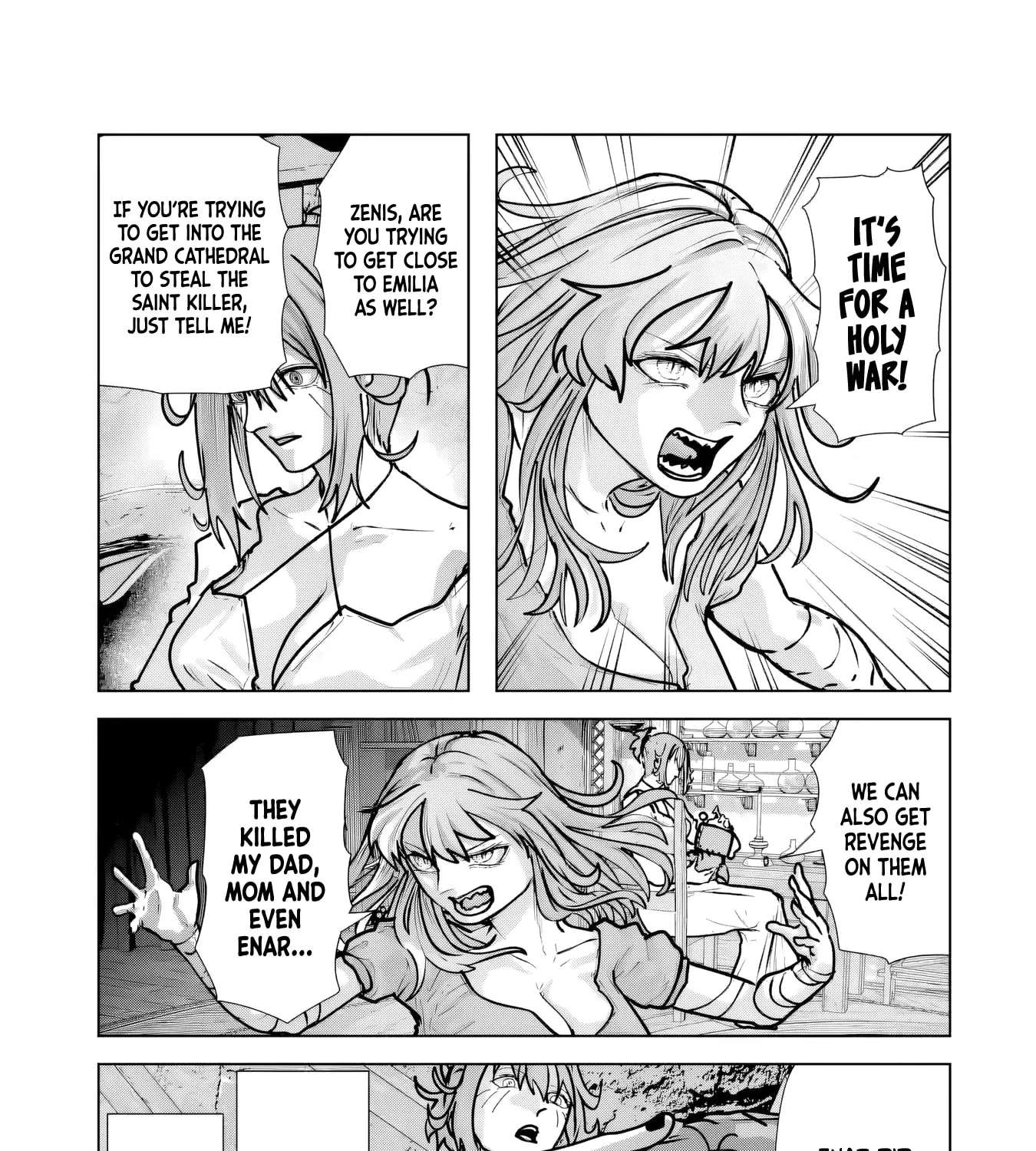 Akuyaku Kizoku ga Hirakinaotte Hametsu Flag o "Jitsuryoku" de Tatakiotteitara, Itsunomanika Heroine-tachi kara Eiyuushi Sareru you ni natta Ken Chapter 7.2 - page 43