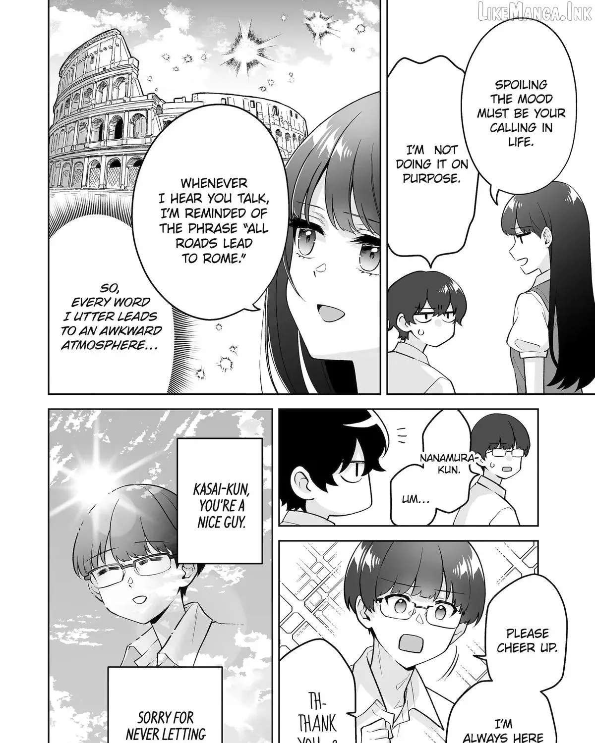Please Leave Me Alone (For Some Reason, She Wants To Change A Lone Wolf's Helpless High School Life.) Chapter 37 - page 58