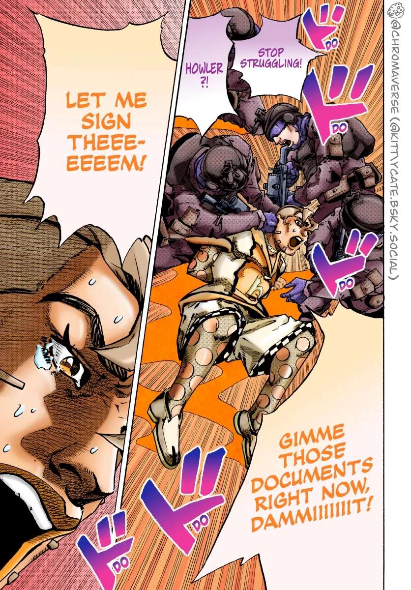 Jojo's Bizarre Adventure Part 9 - The Jojolands (Fan-Colored) Chapter 32 - page 25