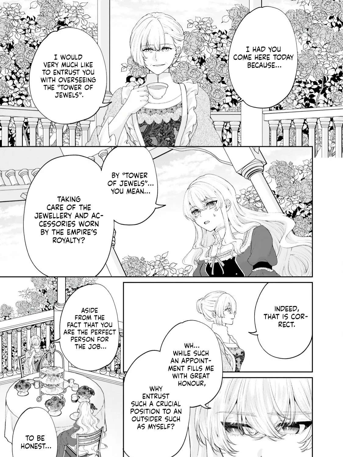 Akuyaku Reijou no Nariagari: Ringoku de Houseki no Seijo to Yobareru Made Chapter 9 - page 7