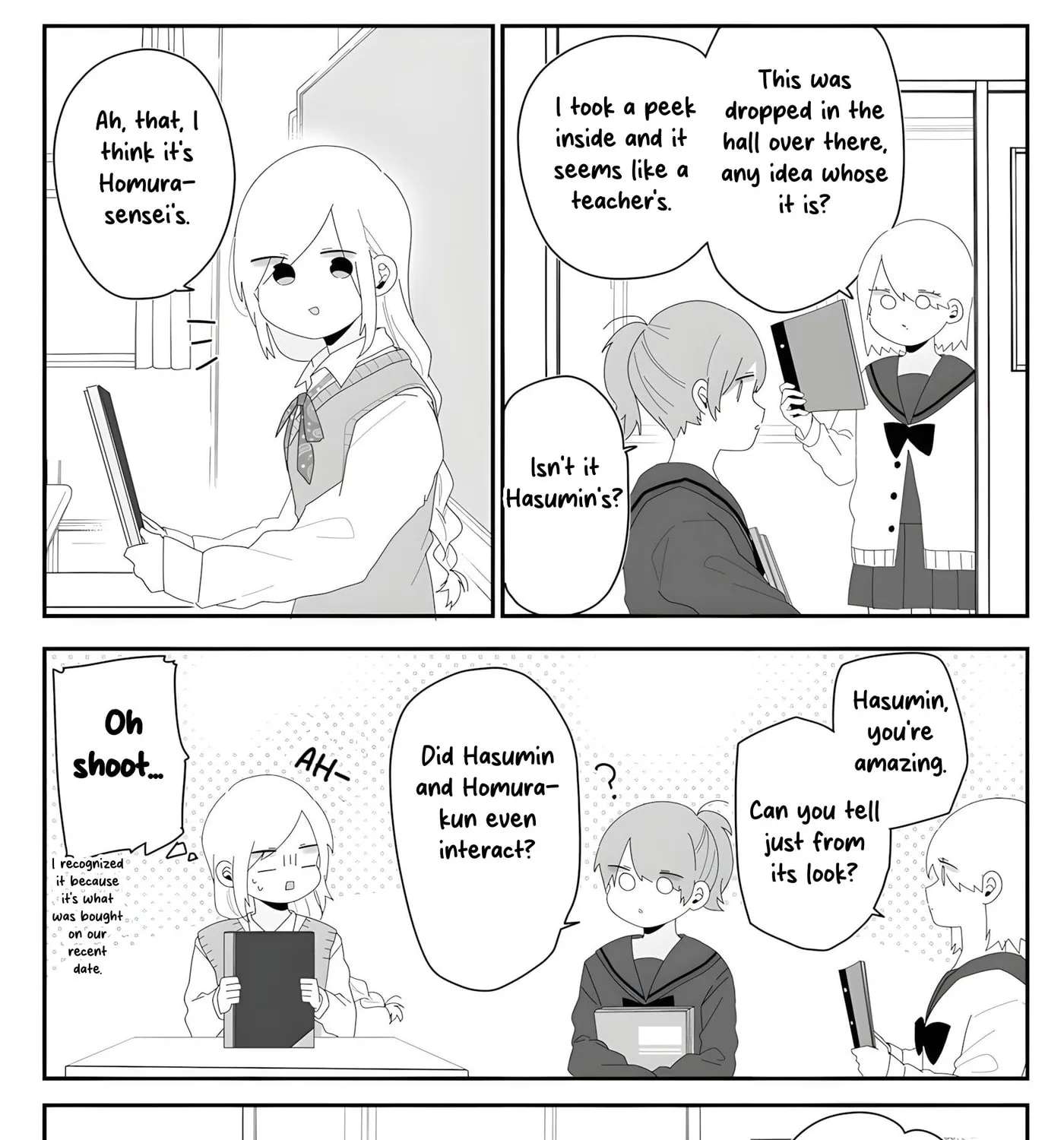 Sensei Nishii - Homura-sensei wa Tabun Motenai Chapter 11 - page 1