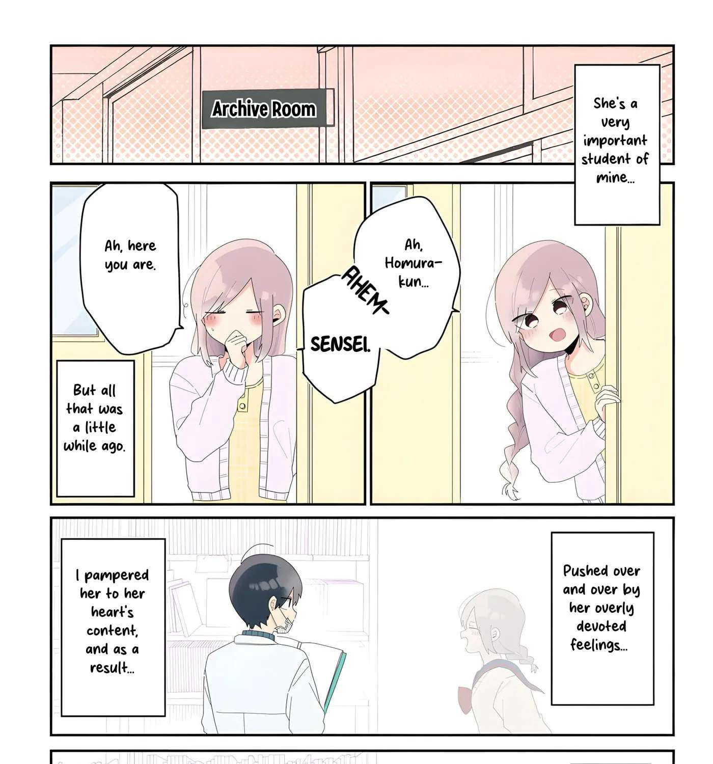 Sensei Nishii - Homura-sensei wa Tabun Motenai Chapter 7 - page 4