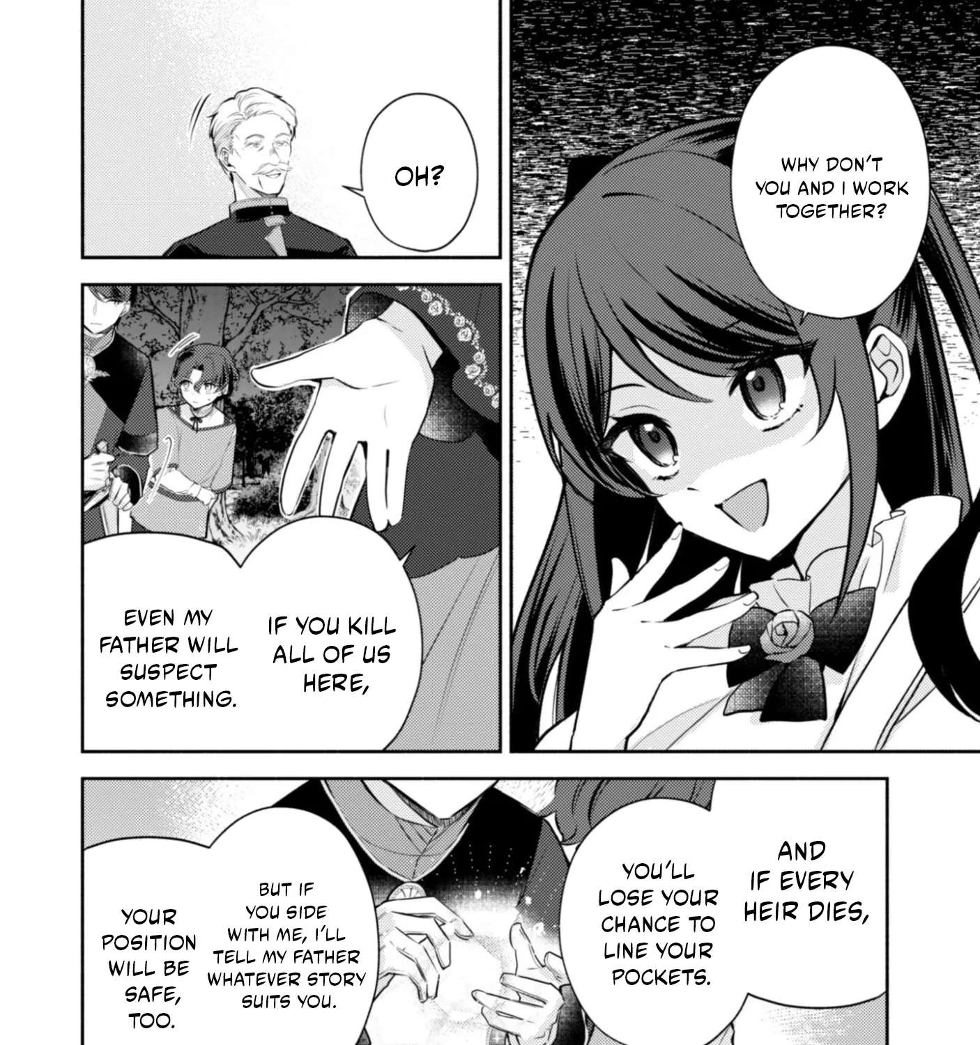 The Villainess of a Crappy Game: I was reincarnated into a world where destruction is the only possible ending, but I'll stubbornly survive! Chapter 15 - page 51