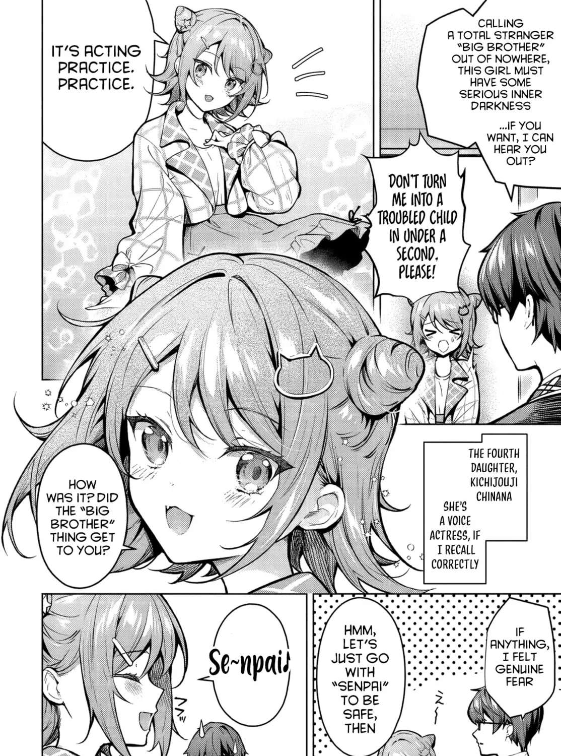 Tier 1 Shimai: Yuumei Yonshimai wa Boku nashi de wa Ikirarenai Chapter 1 - page 39