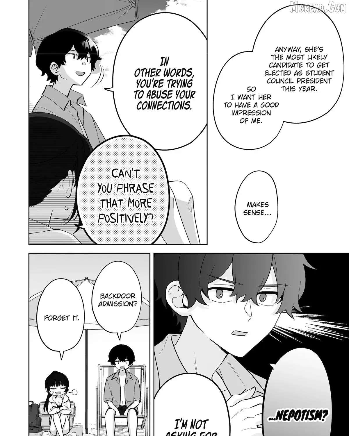 Please Leave Me Alone (For Some Reason, She Wants To Change A Lone Wolf's Helpless High School Life.) Chapter 36 - page 47