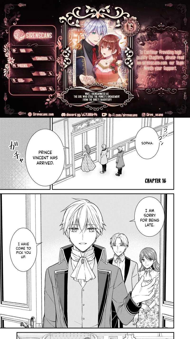 Usso, Koushaku Reijou wo Oshinokete Ouji no Konyaku-sha (Kari) ni Natta Onna ni Tensei? Chapter 16 - page 1