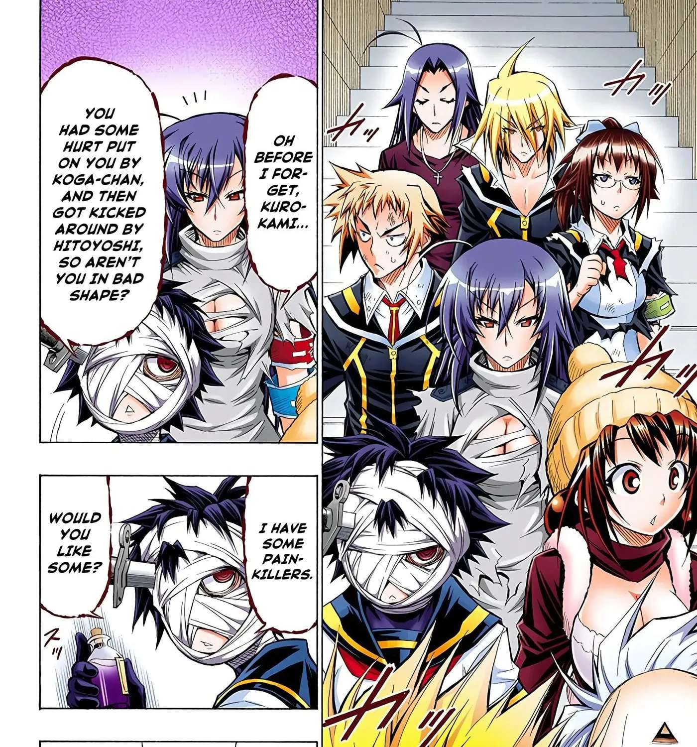Medaka Box (Official Colored) Chapter 53 - page 7