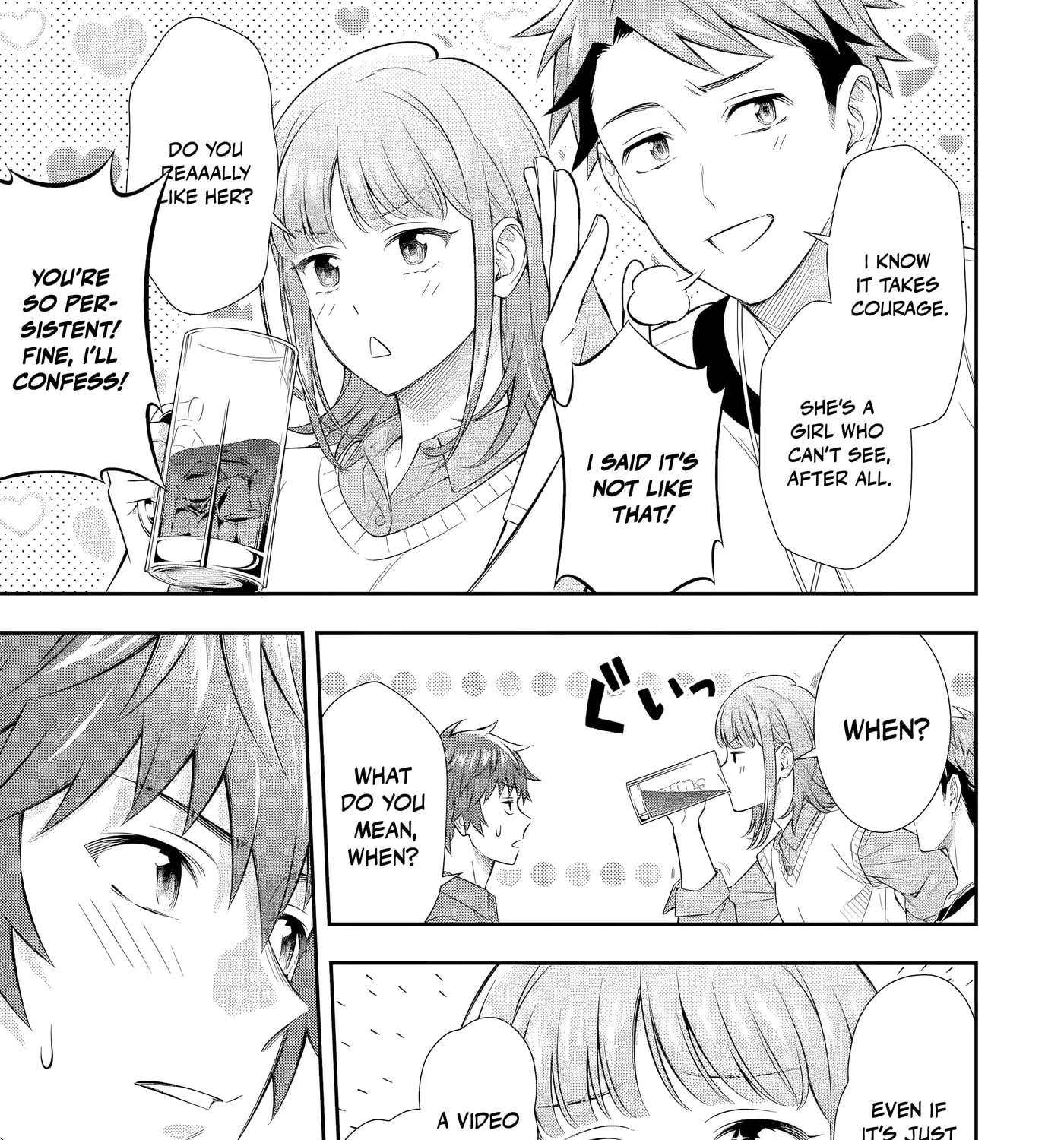 Toumei na Yoru ni Kakeru Kimi to, Me ni Mienai Koi wo Shita. Chapter 7.3 - page 3