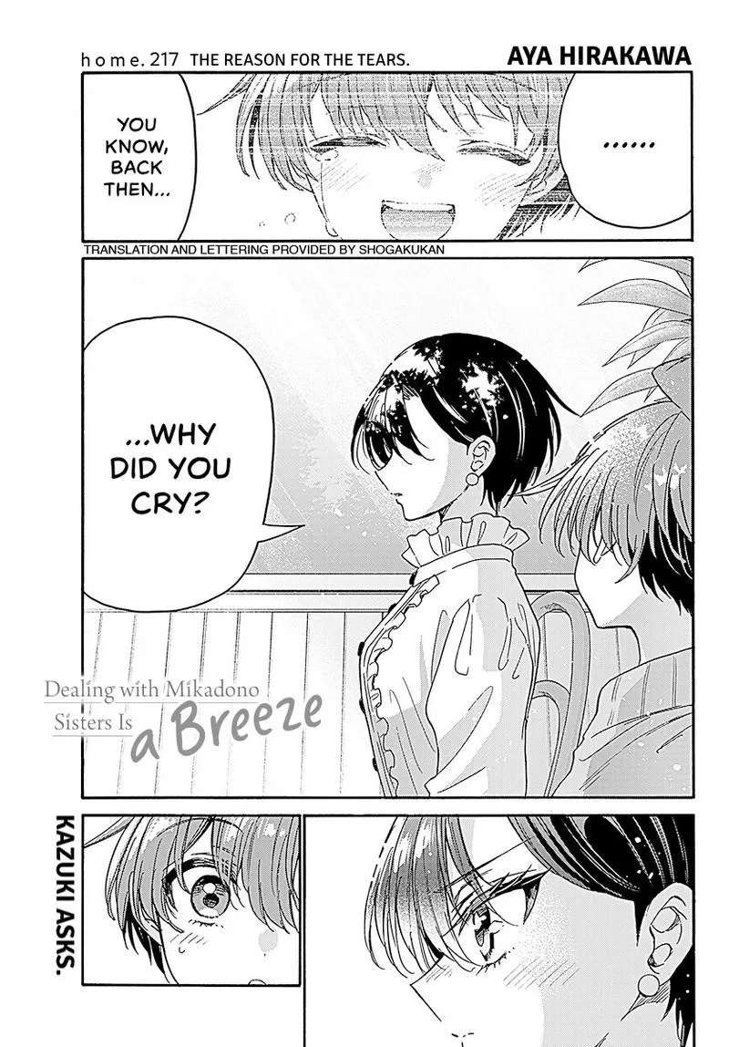 Dealing with Mikadono Sisters Is a Breeze Chapter 217 - page 2