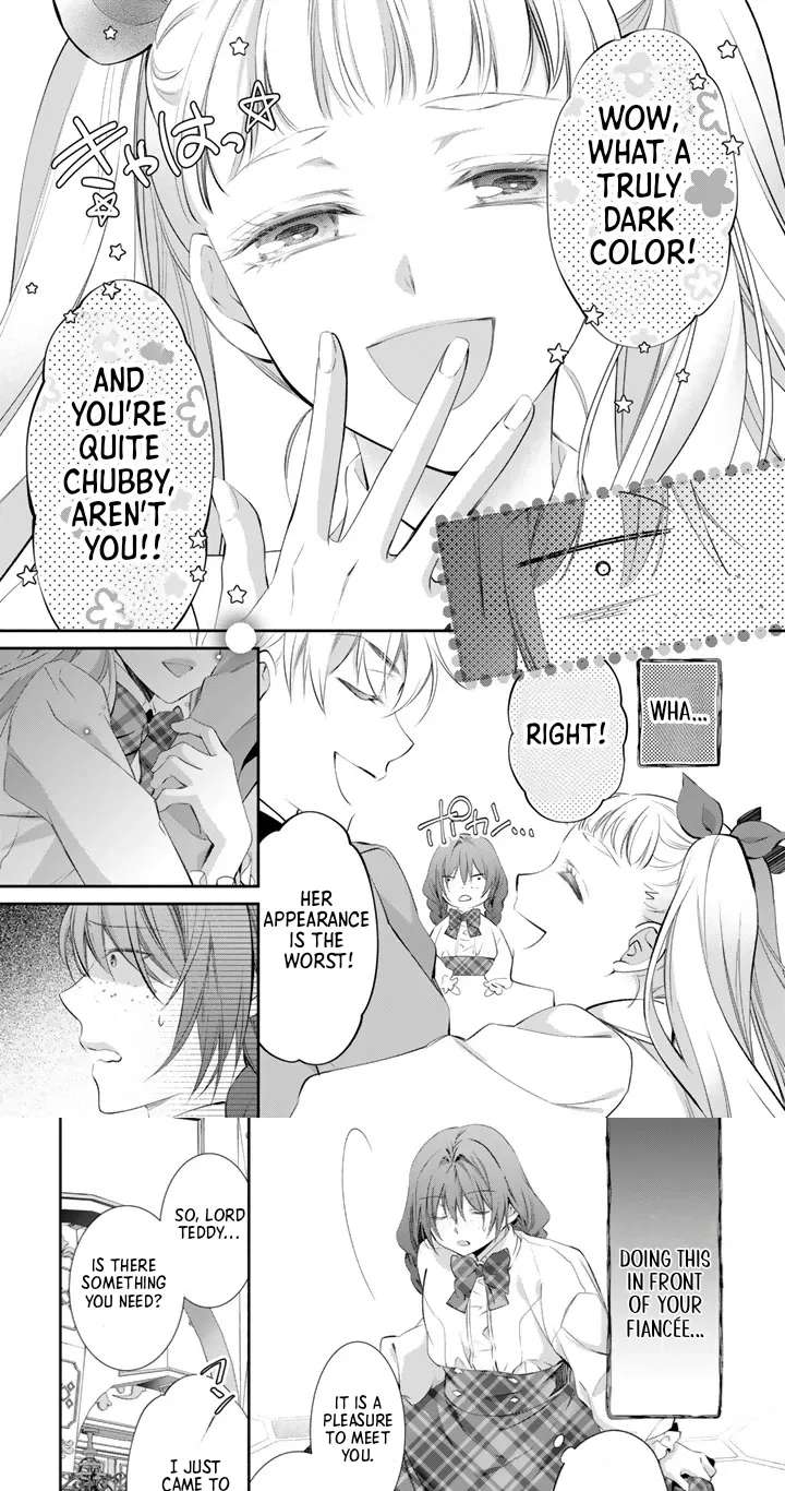 Kon'yakuhakisaretai node Sugao wo Kakushite Zannen Reijou ni Narimasu! E? Haraguro Ouji ni Bareteru toka Kiite nai n dakedo!? Chapter 6 - page 4