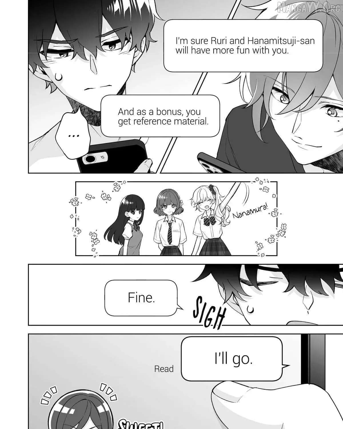 Please Leave Me Alone (For Some Reason, She Wants To Change A Lone Wolf's Helpless High School Life.) Chapter 34 - page 63