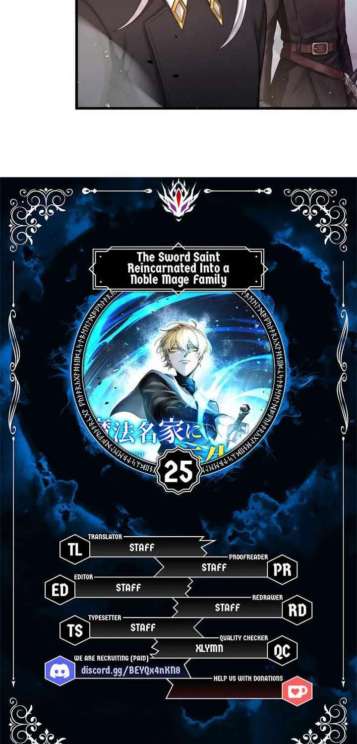 The Sword Saint Reincarnated Into a Noble Mage Family Chapter 25 - page 6