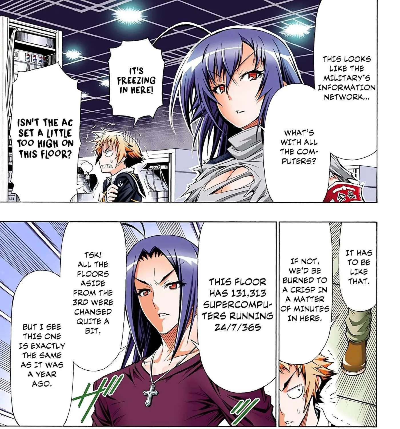 Medaka Box (Official Colored) Chapter 53 - page 13