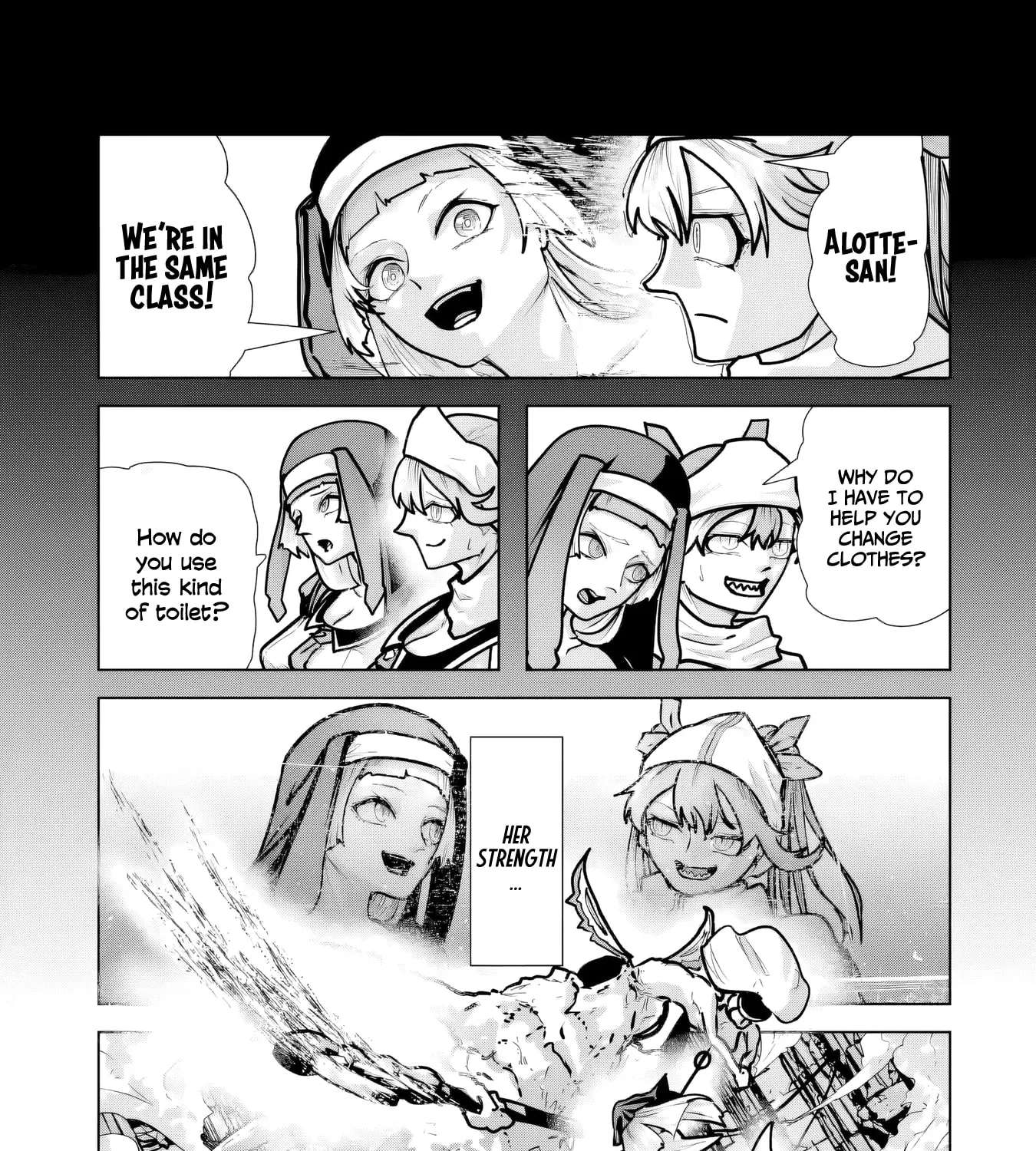 Akuyaku Kizoku ga Hirakinaotte Hametsu Flag o "Jitsuryoku" de Tatakiotteitara, Itsunomanika Heroine-tachi kara Eiyuushi Sareru you ni natta Ken Chapter 7.1 - page 42