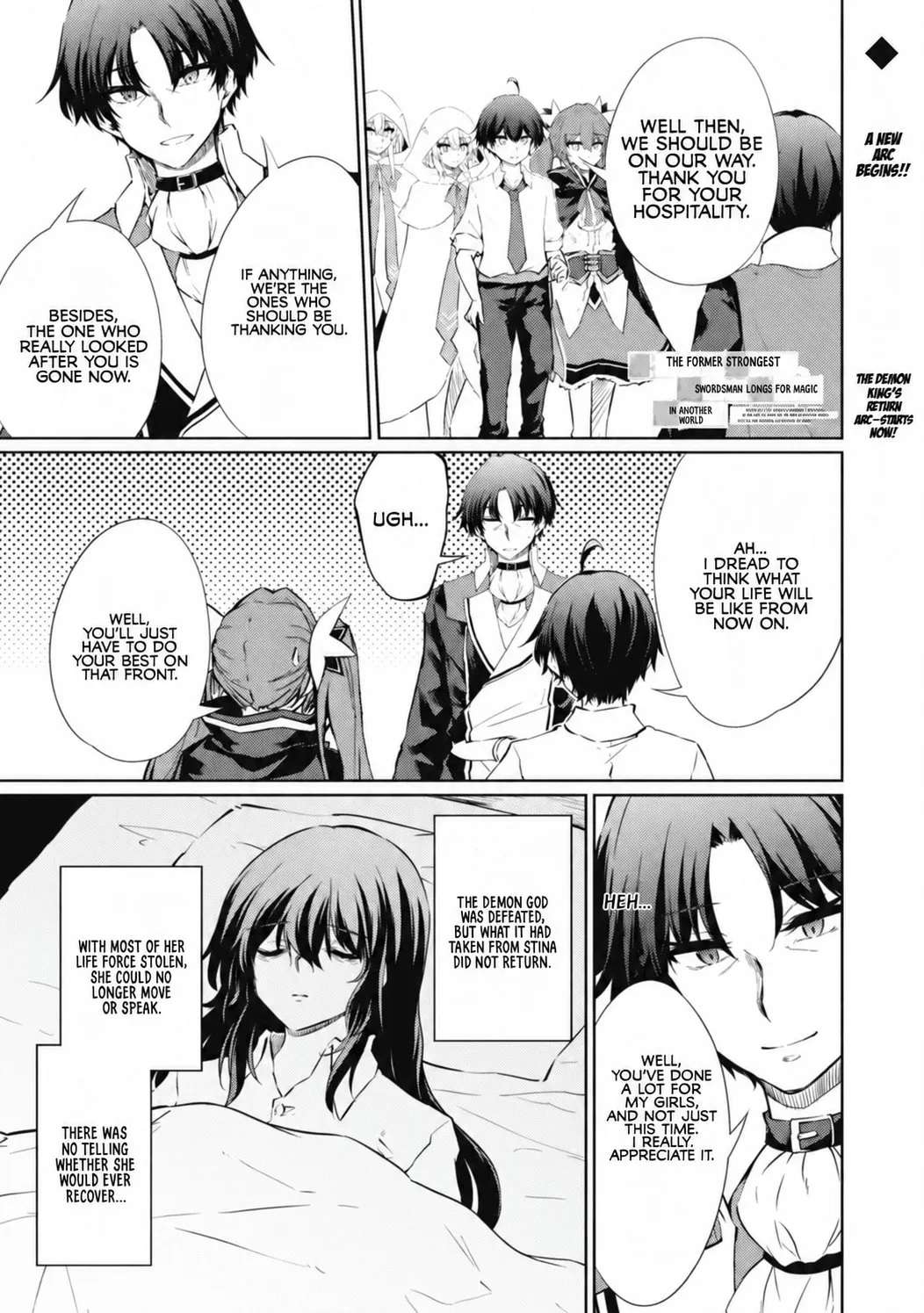 Moto Saikyou no Kenshi wa, Isekai Mahou ni Akogareru Chapter 60 - page 1
