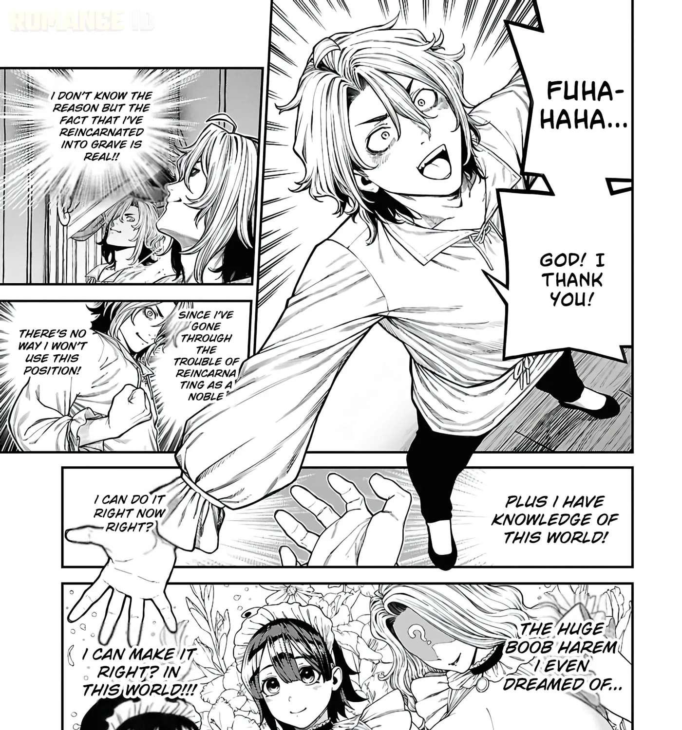 Doutei dakedo Akuyaku Kizoku ni Tensei Shita node Harem o Tsukuru…… hazu datta noni Nazeka Sekai o Sukuu Seijin ni Nattemashita (Namida) Chapter 1 - page 34